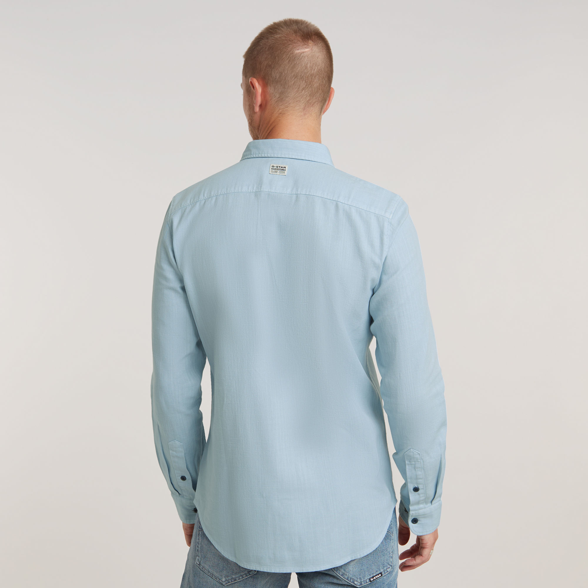 G-Star RAW Marine Slim Shirt Midden blauw Heren