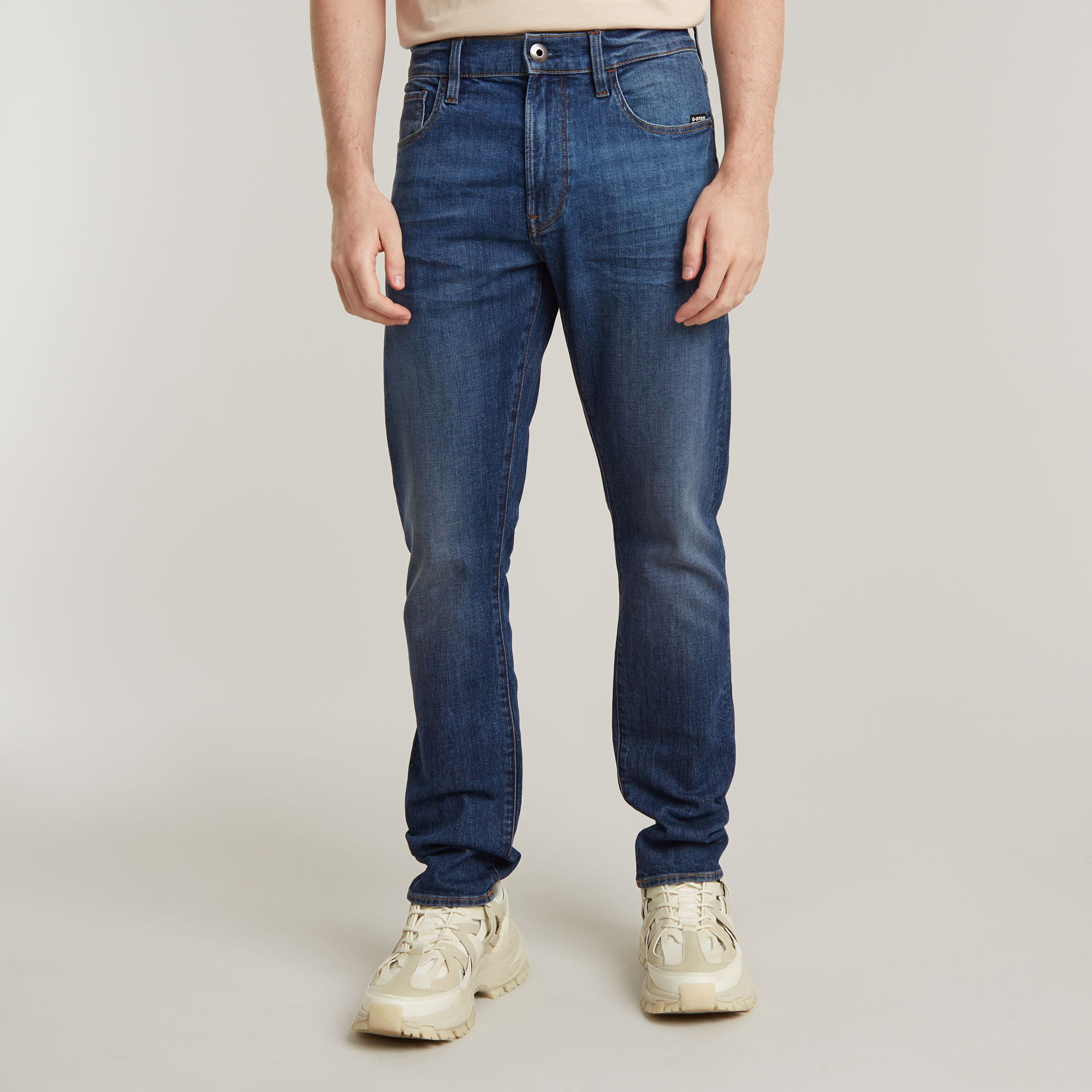 3301 Skinny Jeans - Mittelblau - Herren