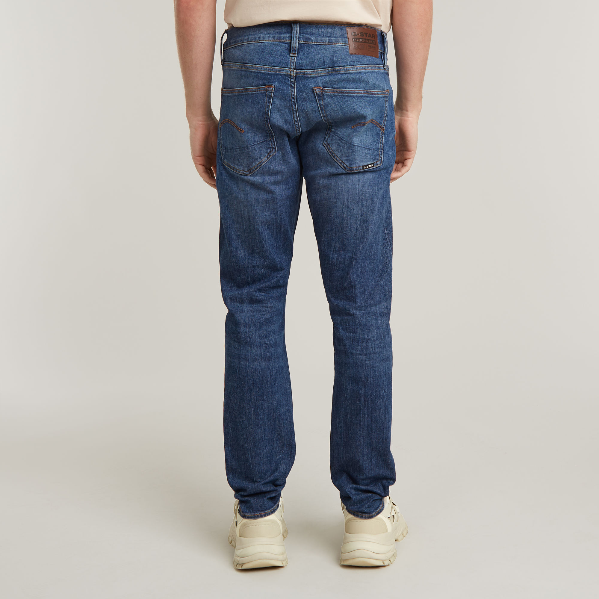G-Star RAW 3301 Skinny Jeans Midden blauw Heren