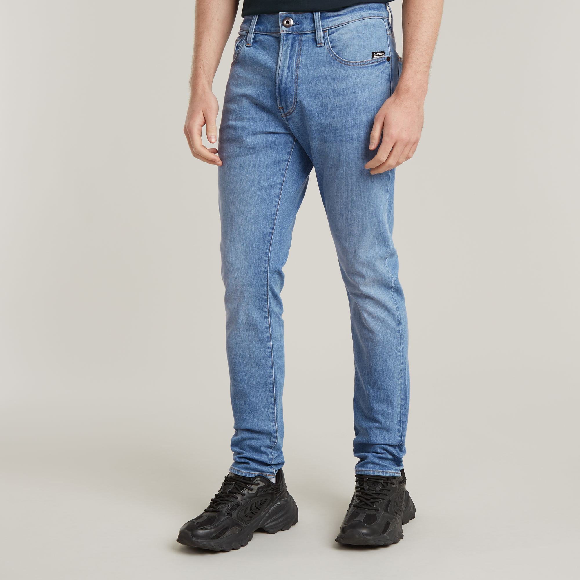G-Star RAW 3301 Skinny Jeans Midden blauw Heren