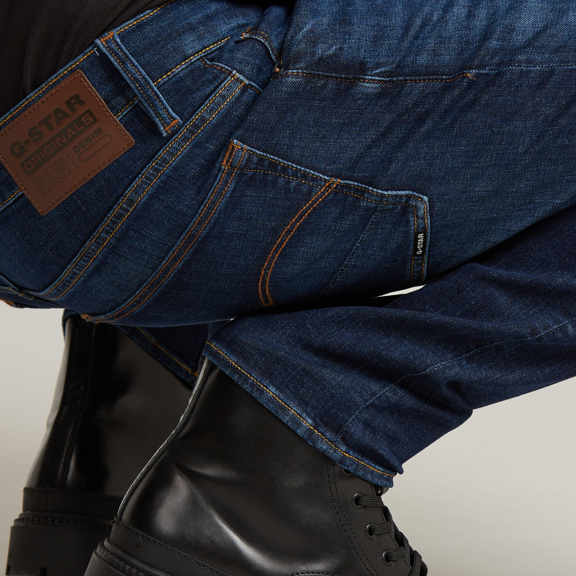 G-Star RAW 3301 Slim Jeans Donkerblauw Heren