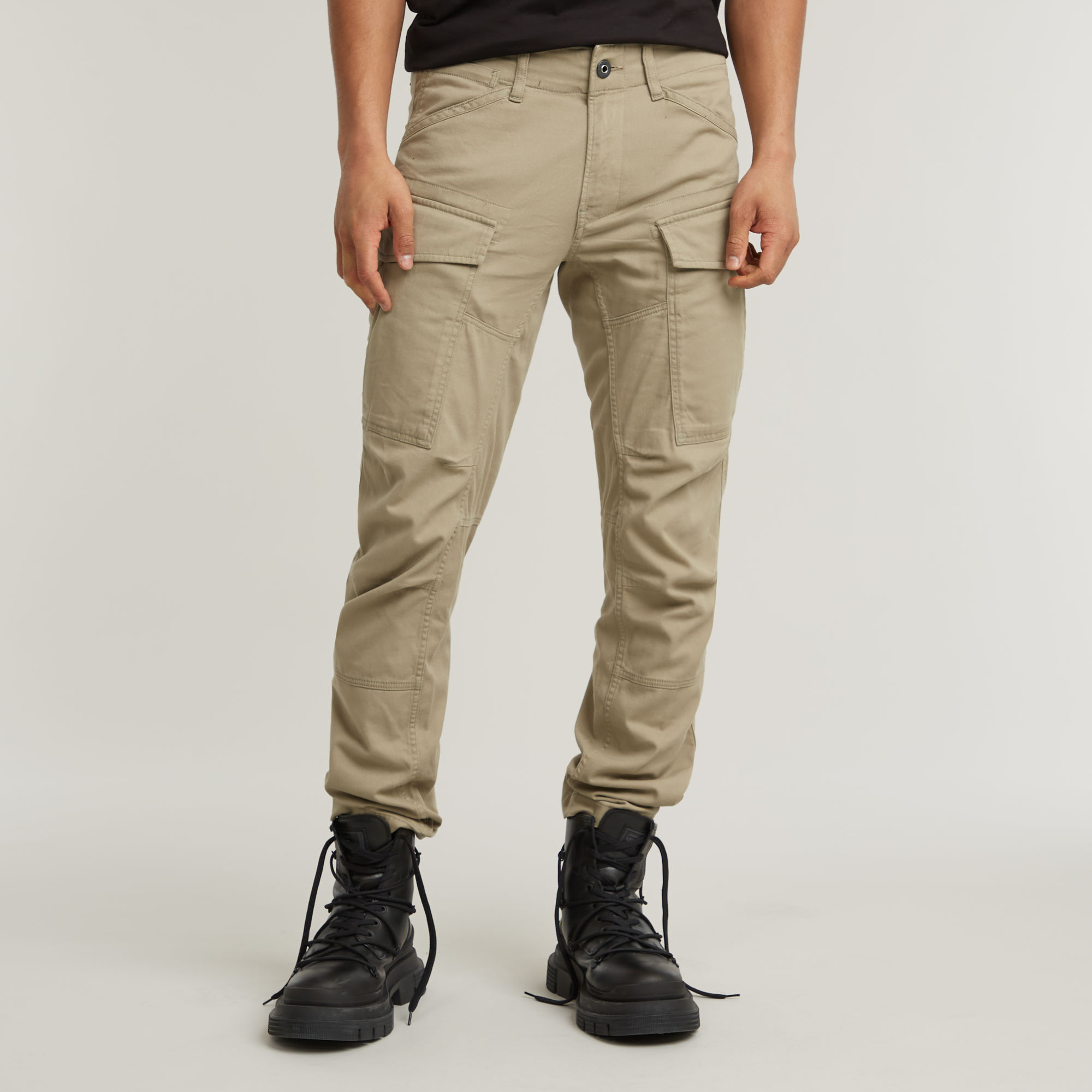 Cargo 3D Regular Tapered Hose - Beige - Herren