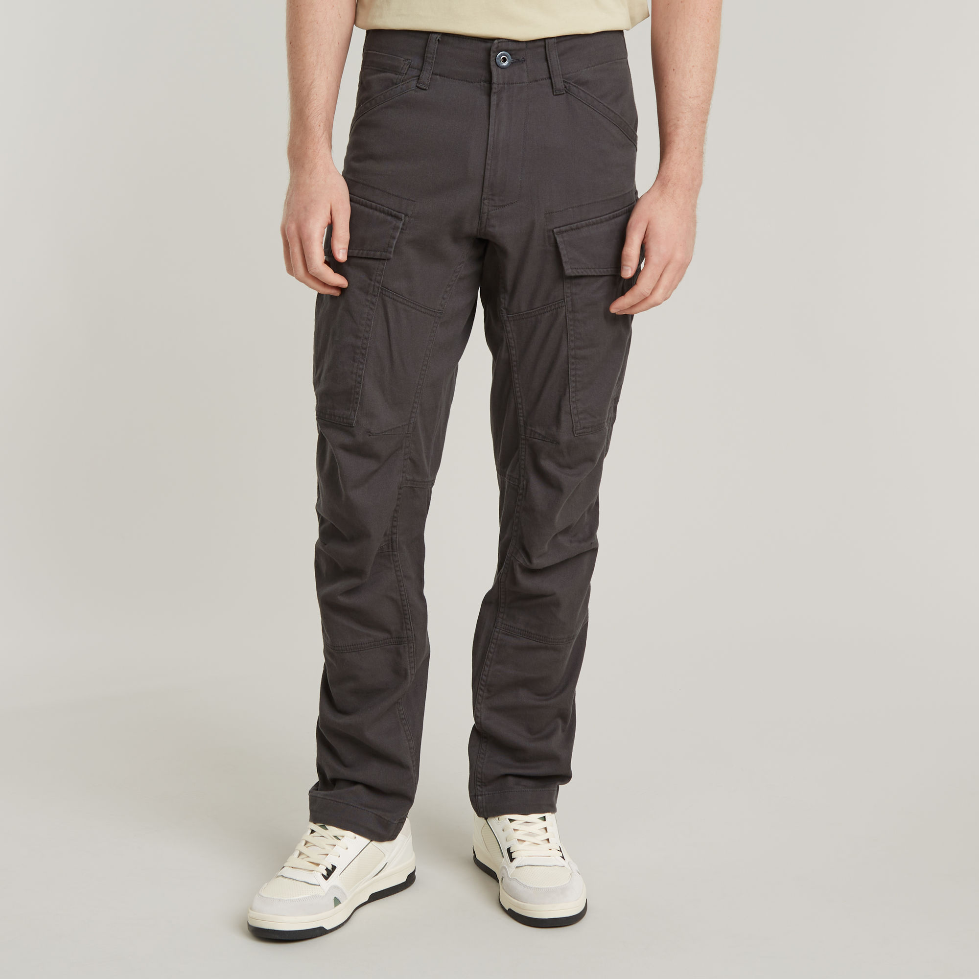 G-Star RAW Cargo 3D Regular Tapered Broek Grijs Heren
