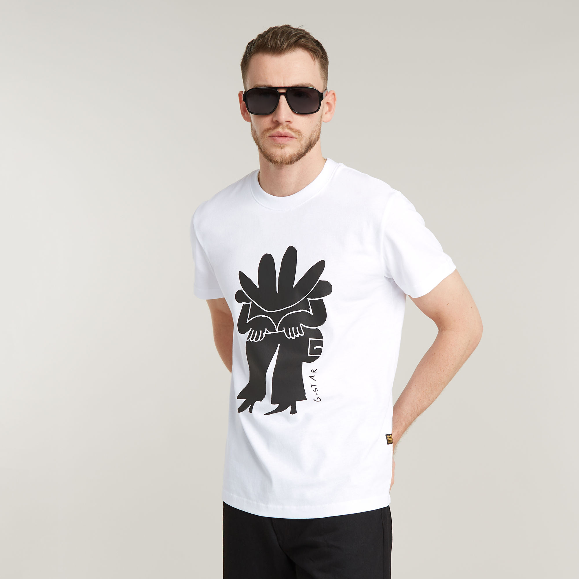 

Boots Illustration T-Shirt - White - Men