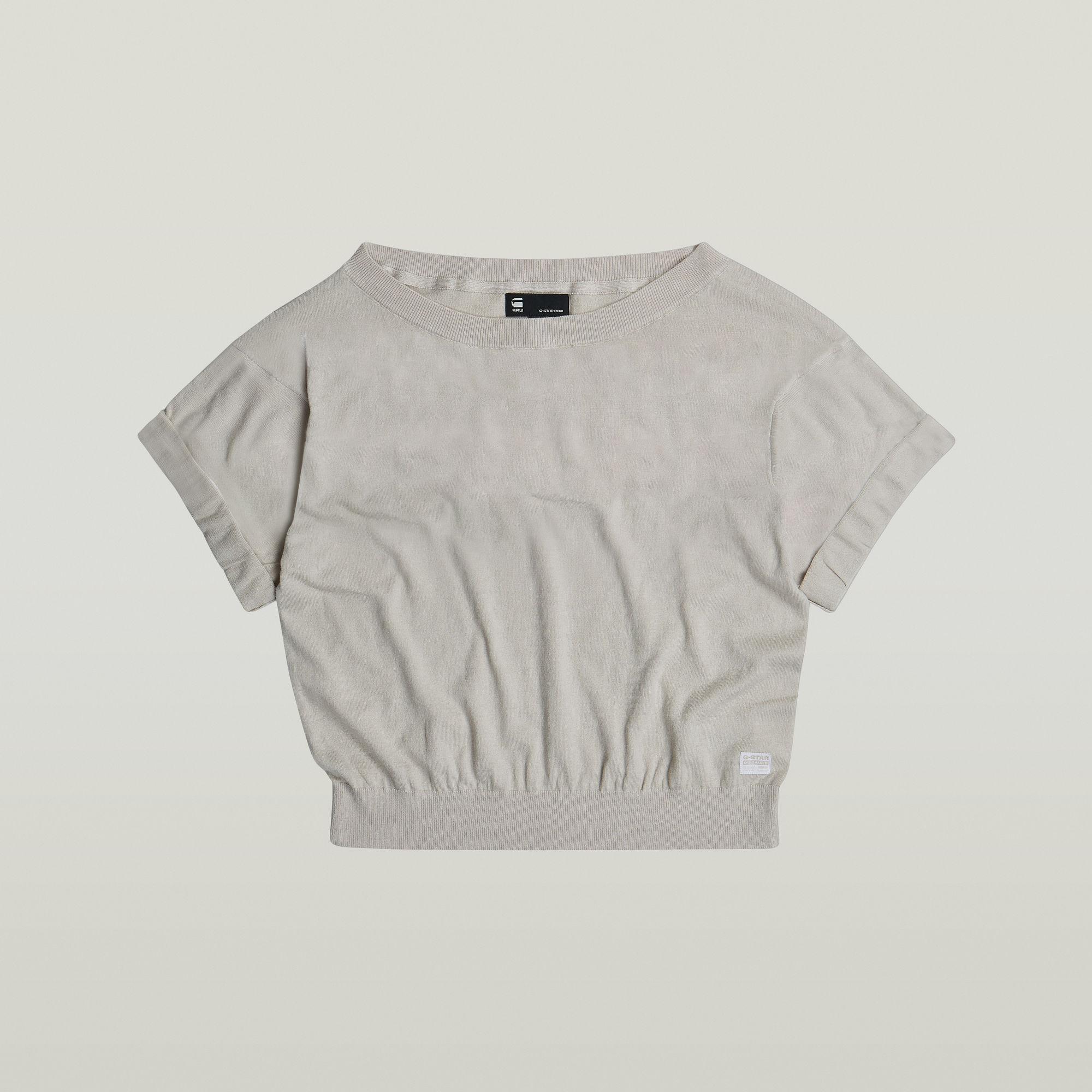 G-Star RAW Boothals Jumper Blousy Loose Beige Dames