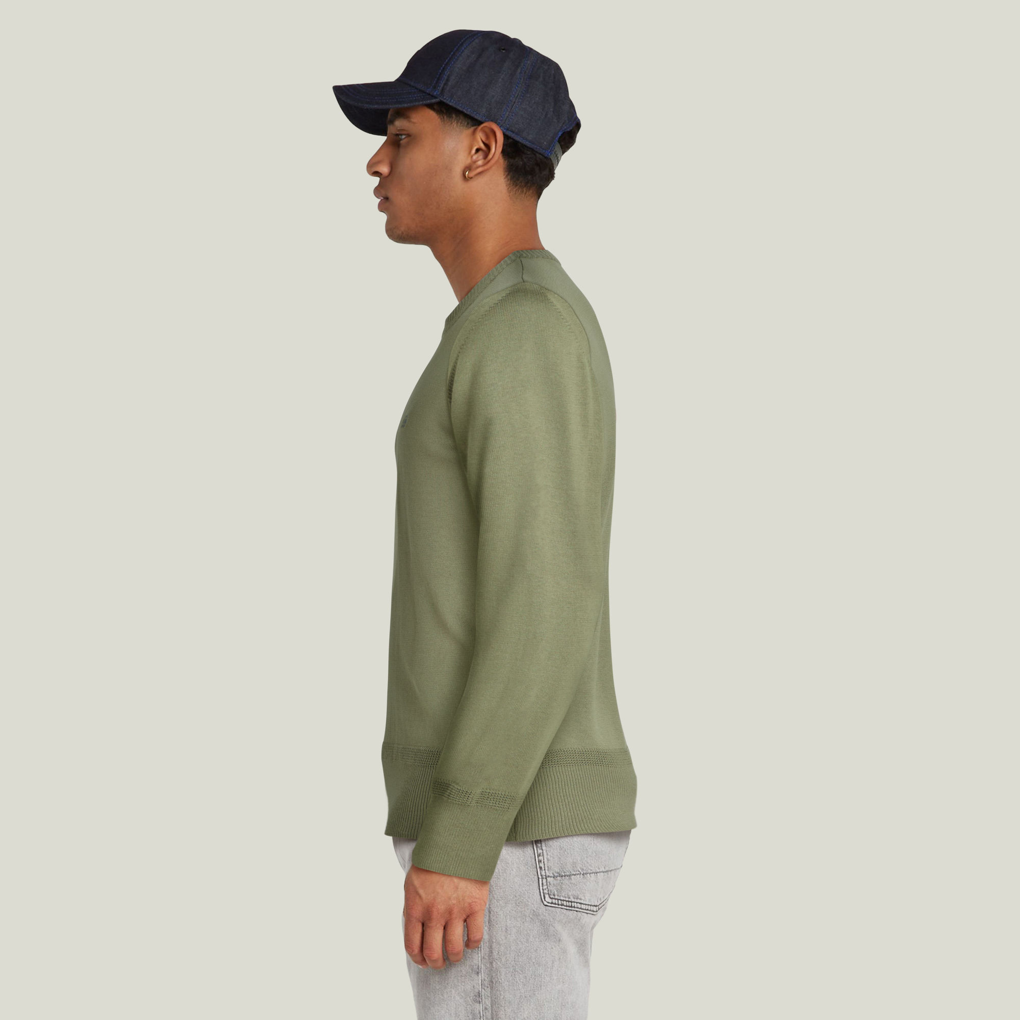 G-Star RAW Core Knitted Sweater Groen Heren