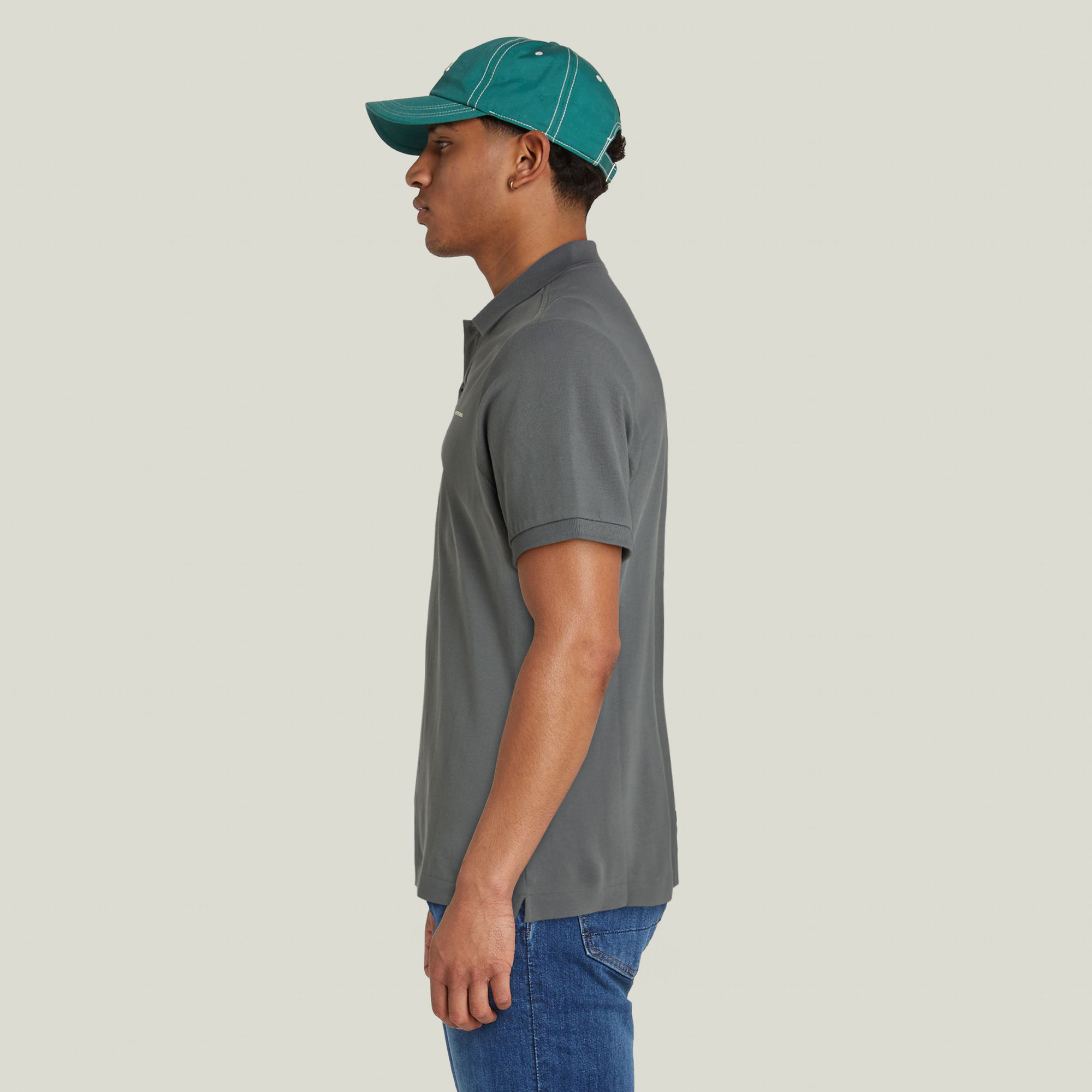 G-Star RAW Oluv Slim Polo Grijs Heren