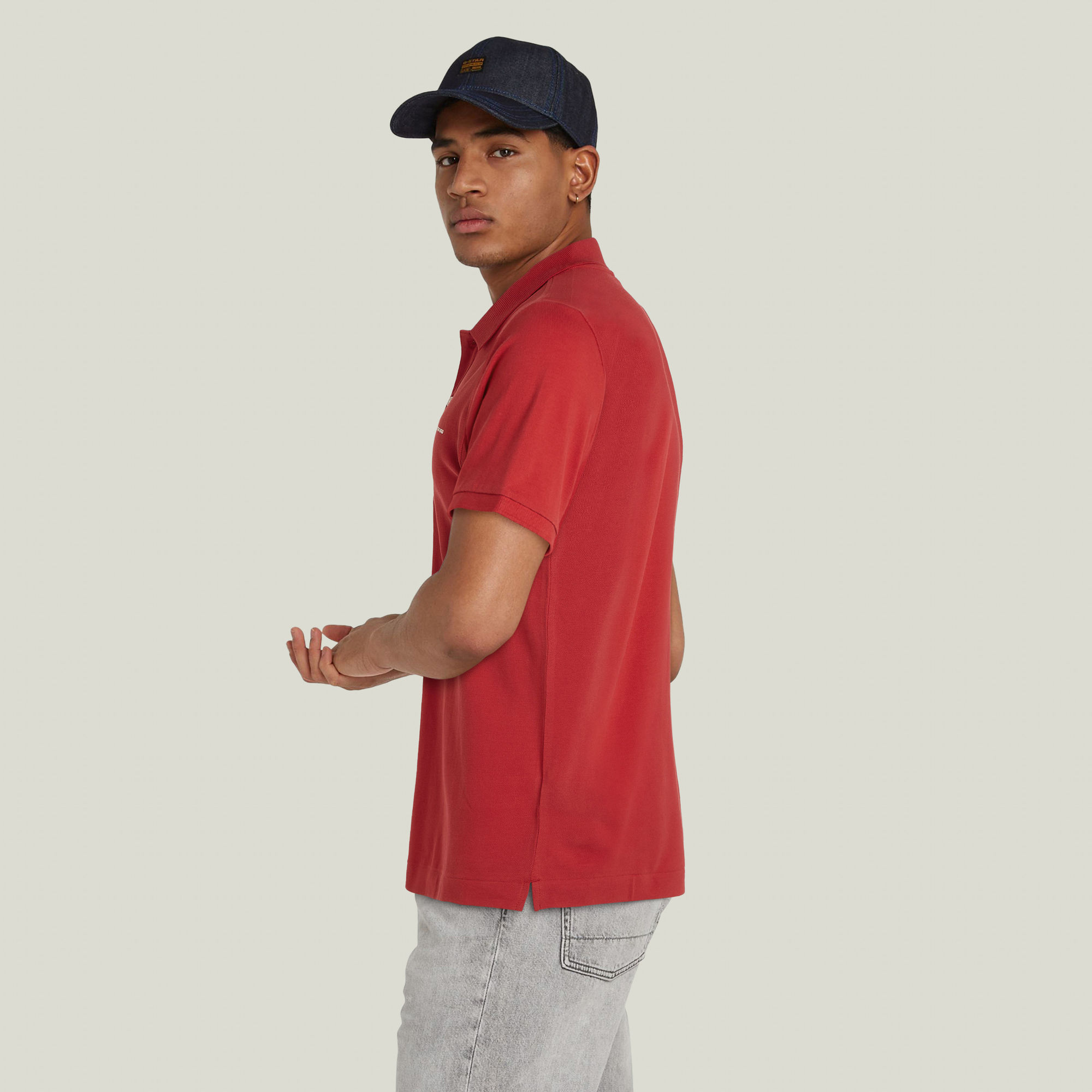 G-Star RAW Oluv Slim Polo Rood Heren