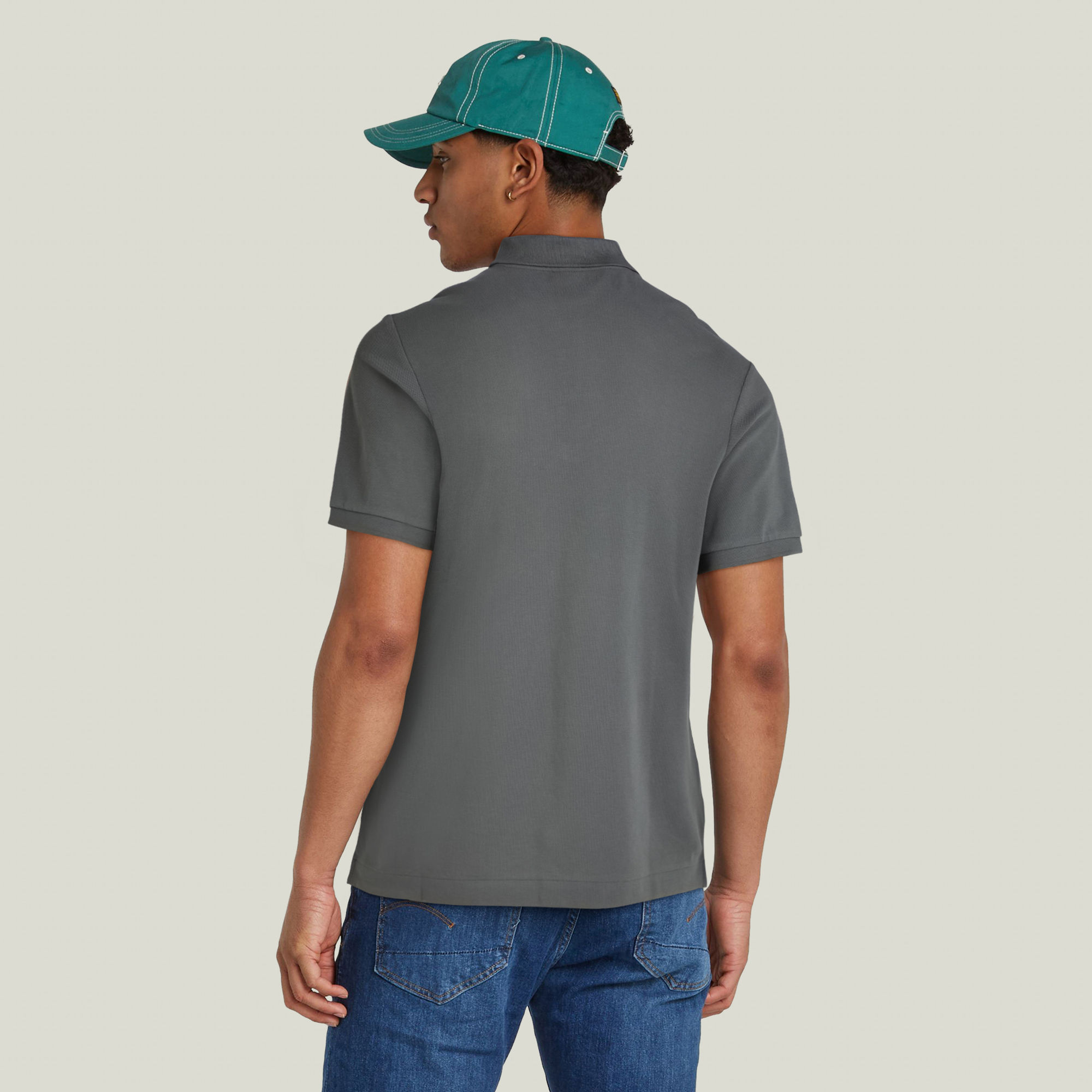 G-Star RAW Oluv Slim Polo Grijs Heren