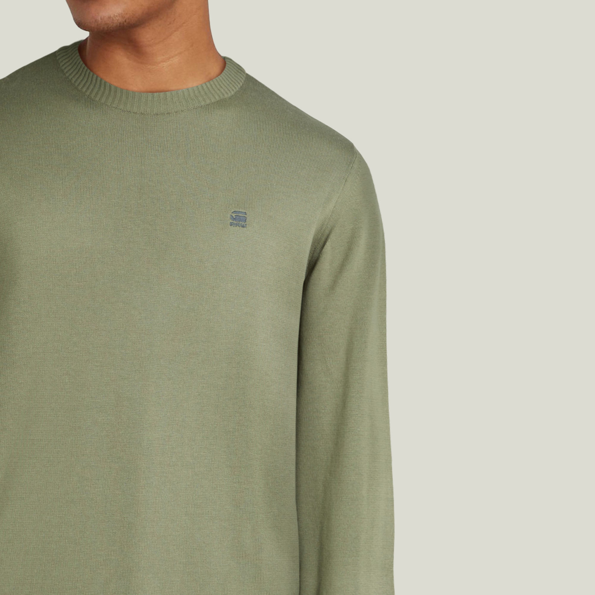 G-Star RAW Core Knitted Sweater Groen Heren