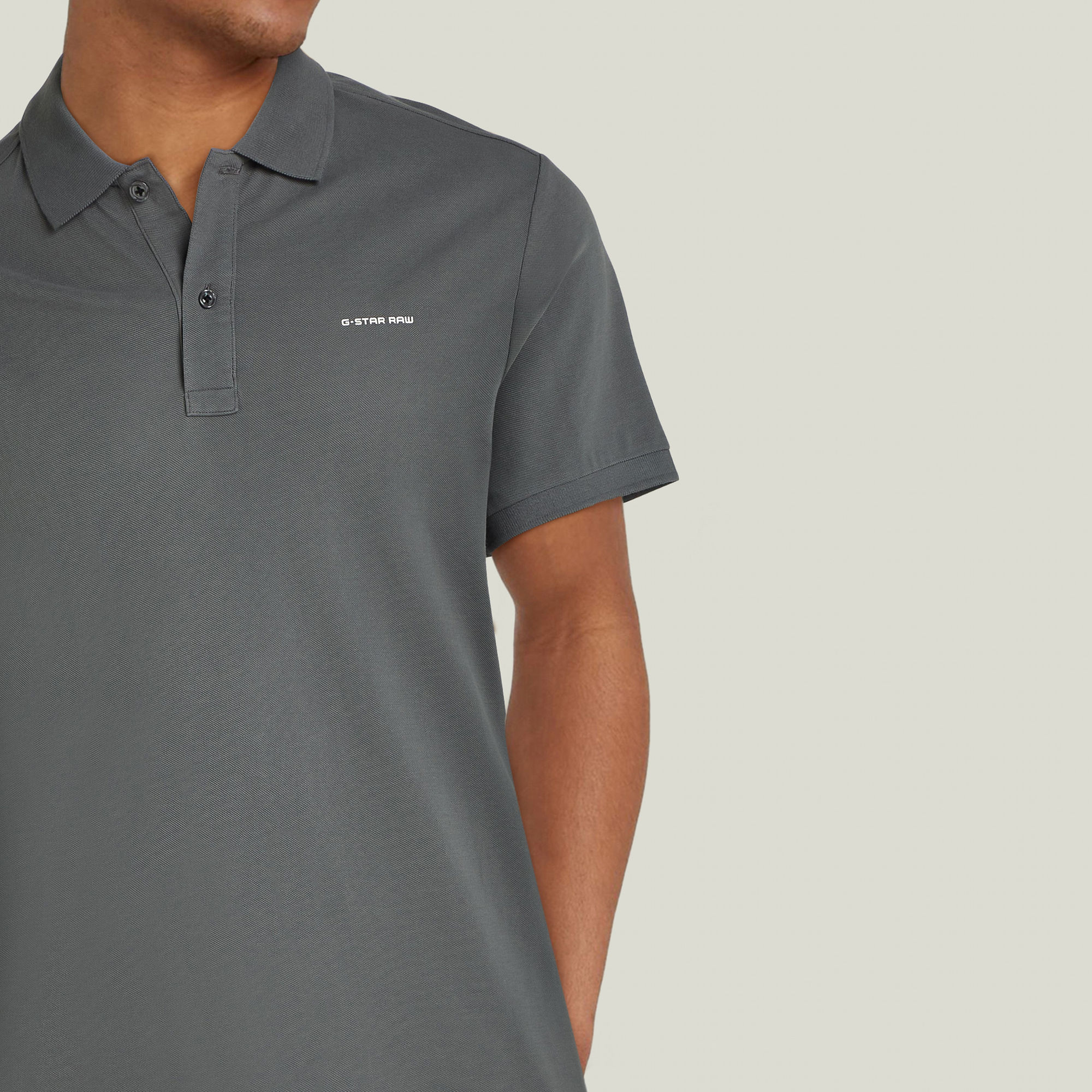 G-Star RAW Oluv Slim Polo Grijs Heren
