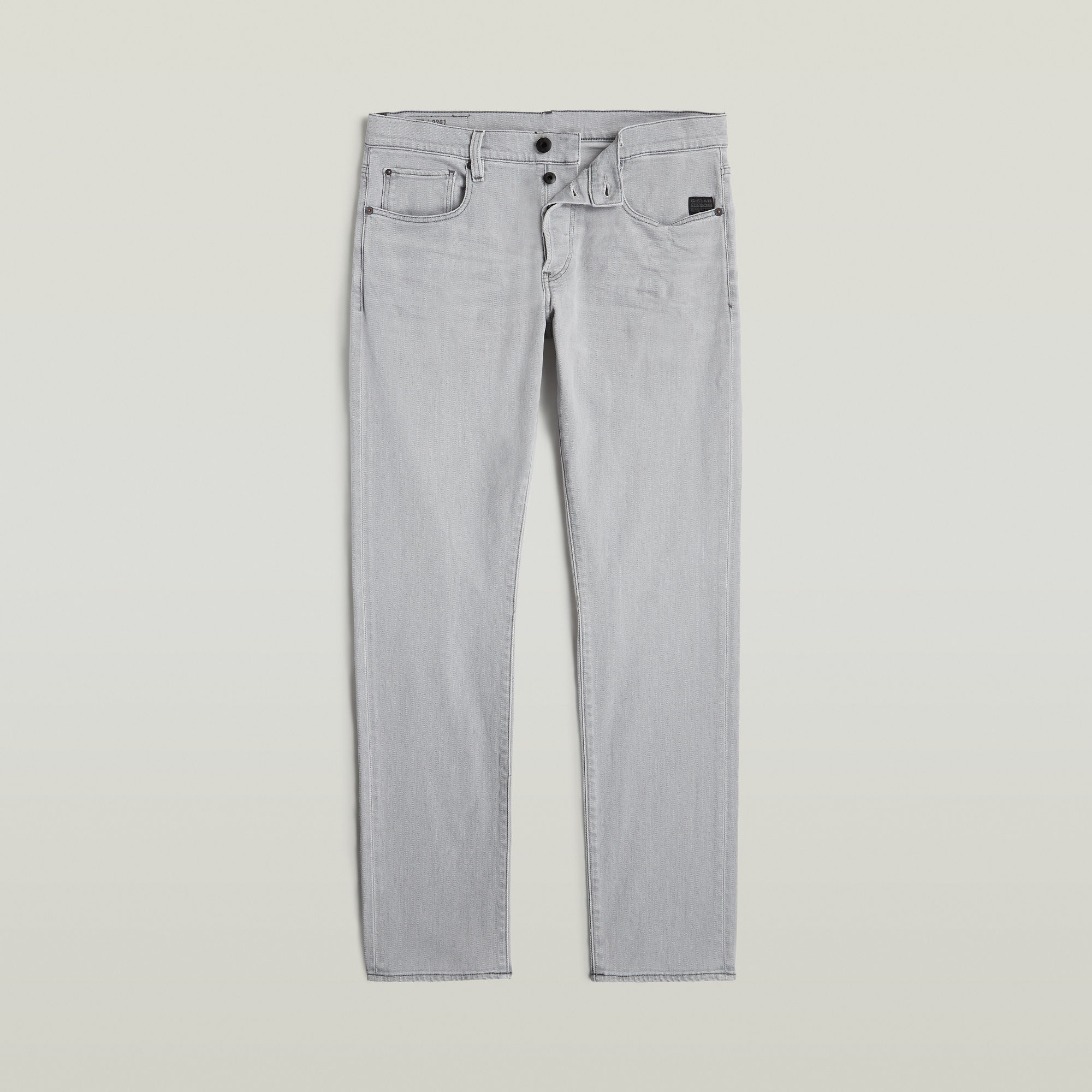 G-Star RAW 3301 Regular Tapered Jeans Grijs Heren