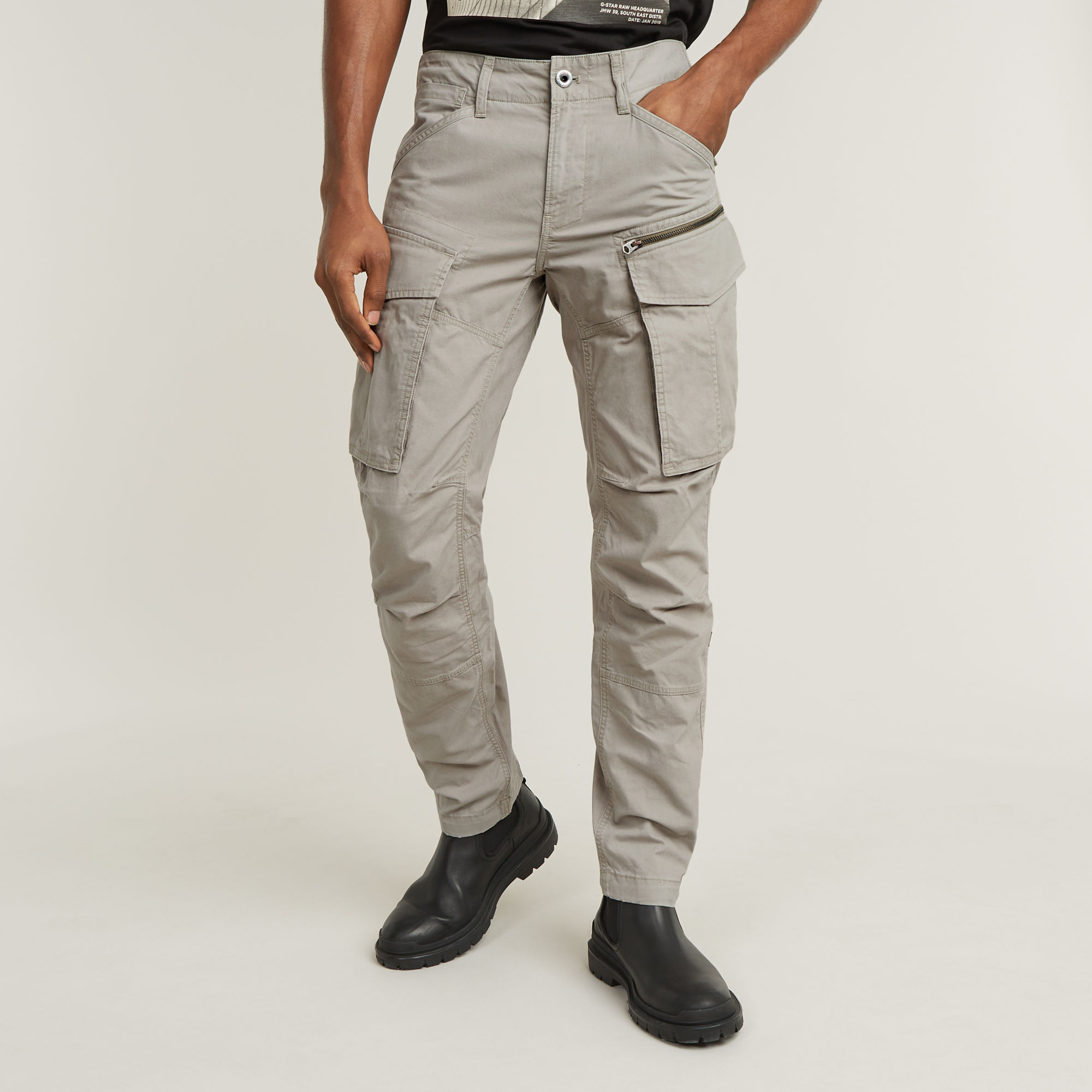 

Rovic Zip 3D Regular Tapered Hose - Beige - Herren