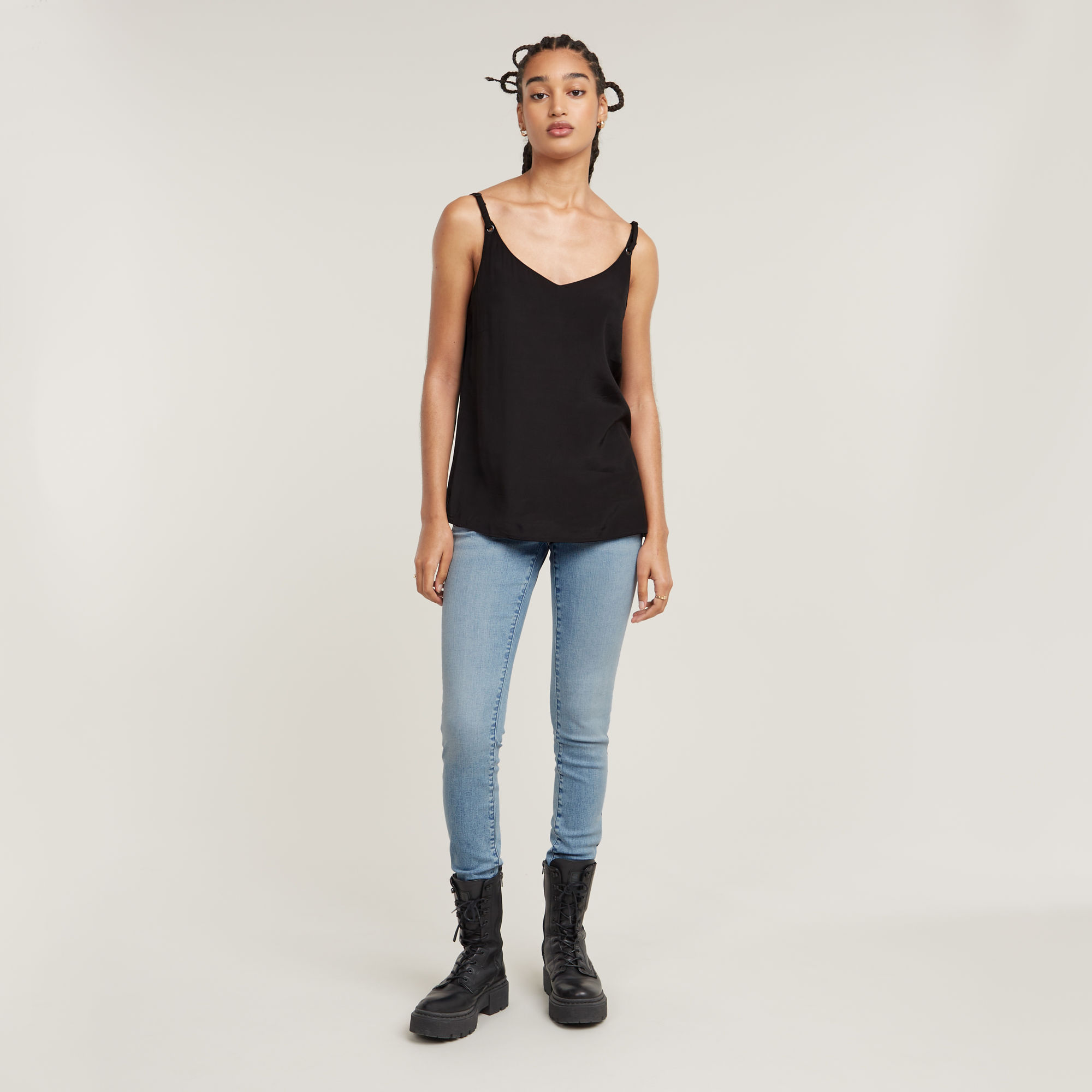 G-Star RAW 3301 Skinny Jeans Midden blauw Dames