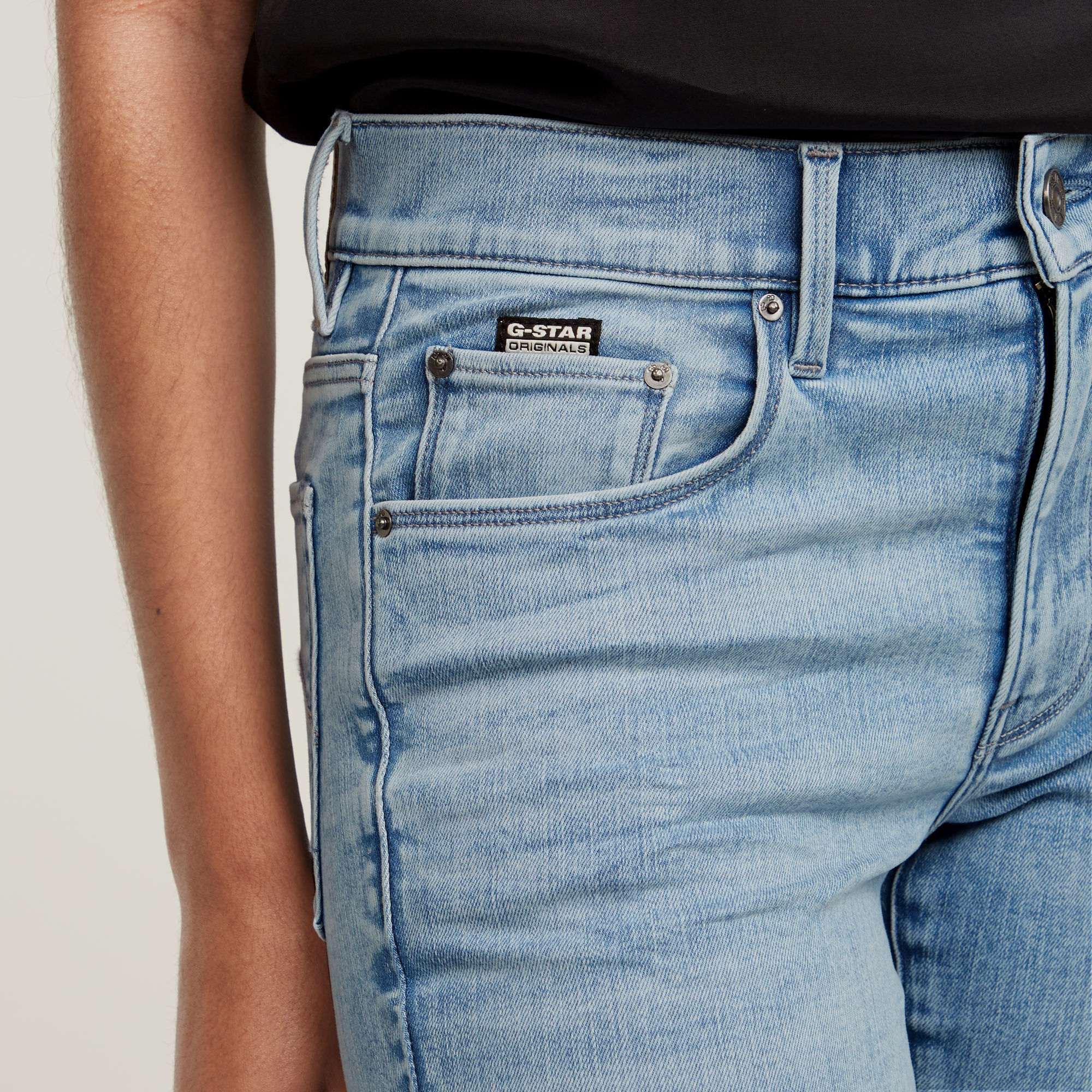 G-Star RAW 3301 Skinny Jeans Midden blauw Dames