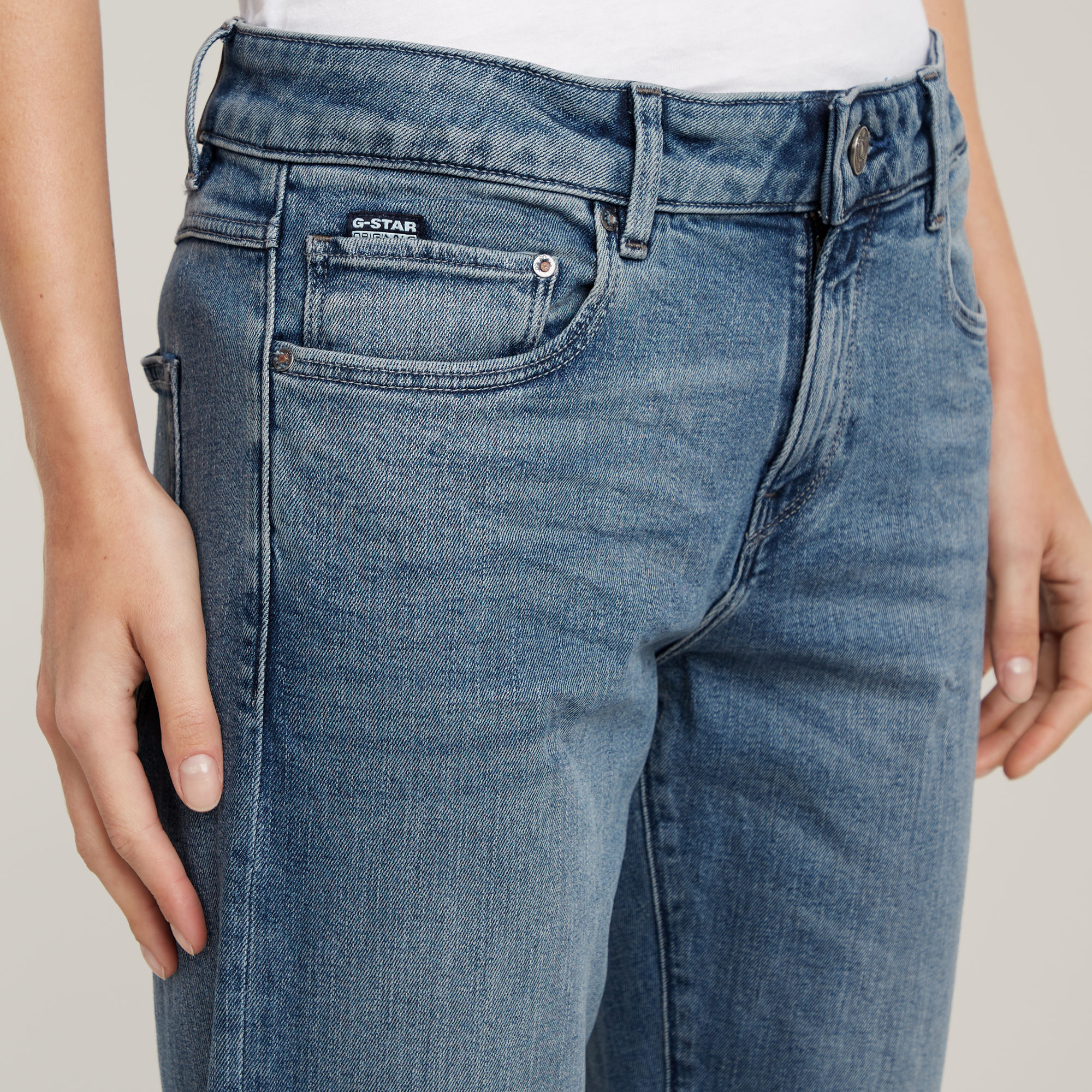 G-Star RAW Kate Boyfriend Jeans Midden blauw Dames