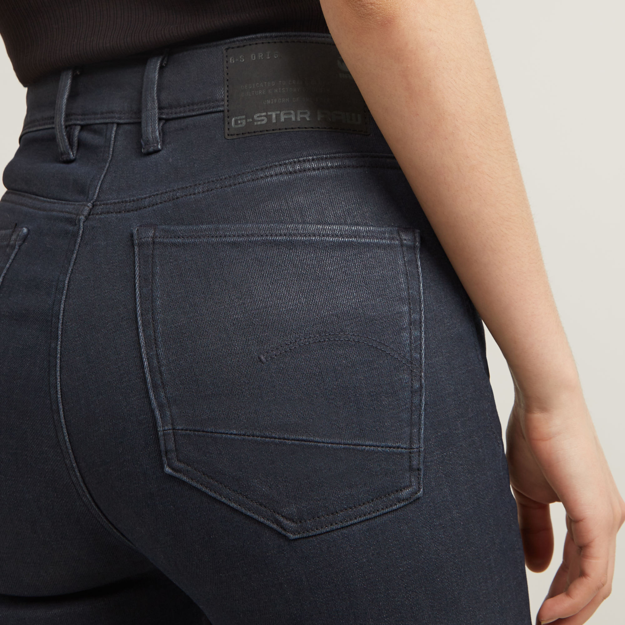 G-Star RAW Kafey Ultra High Skinny Jeans Donkerblauw Dames