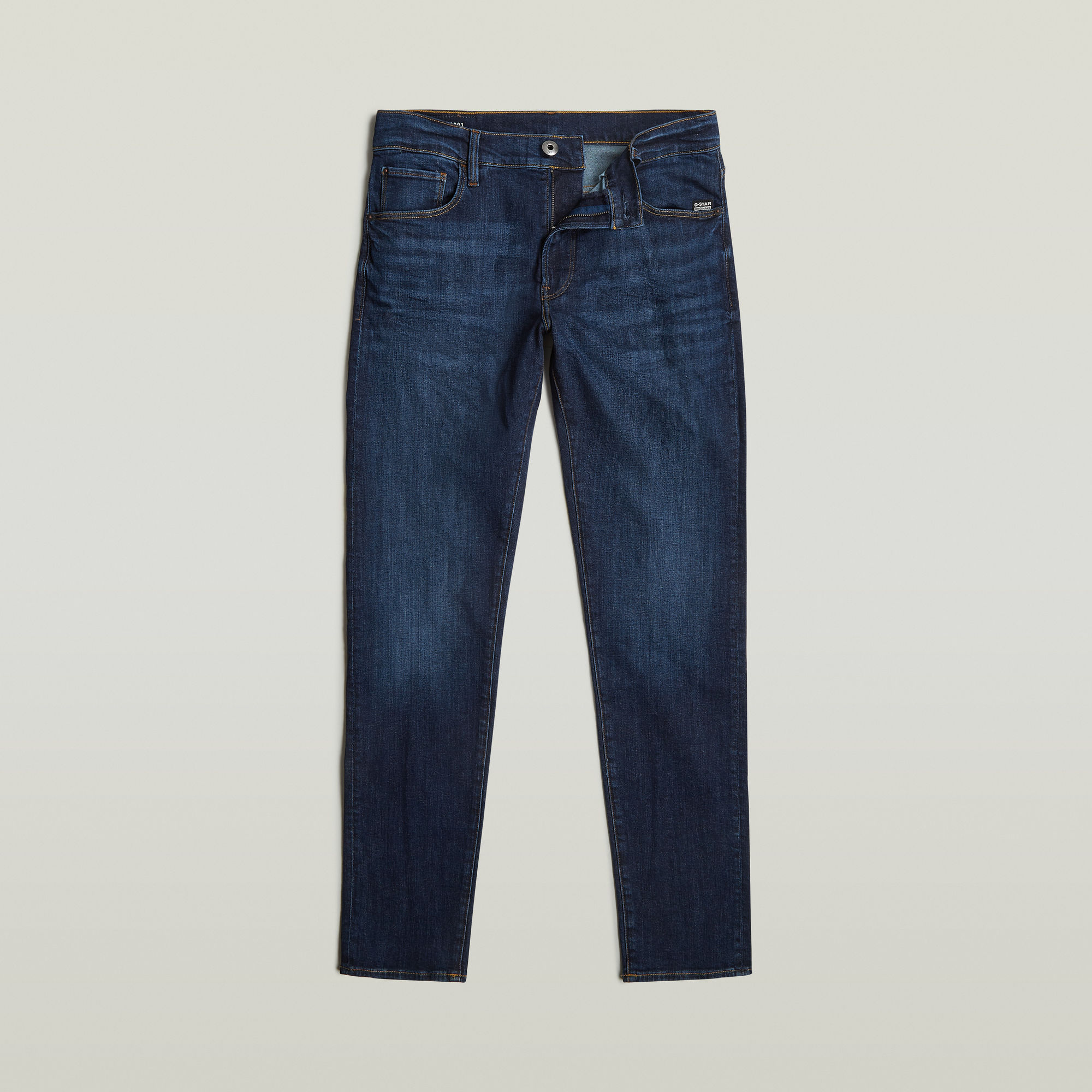 G-Star RAW 3301 Slim Jeans Donkerblauw Heren