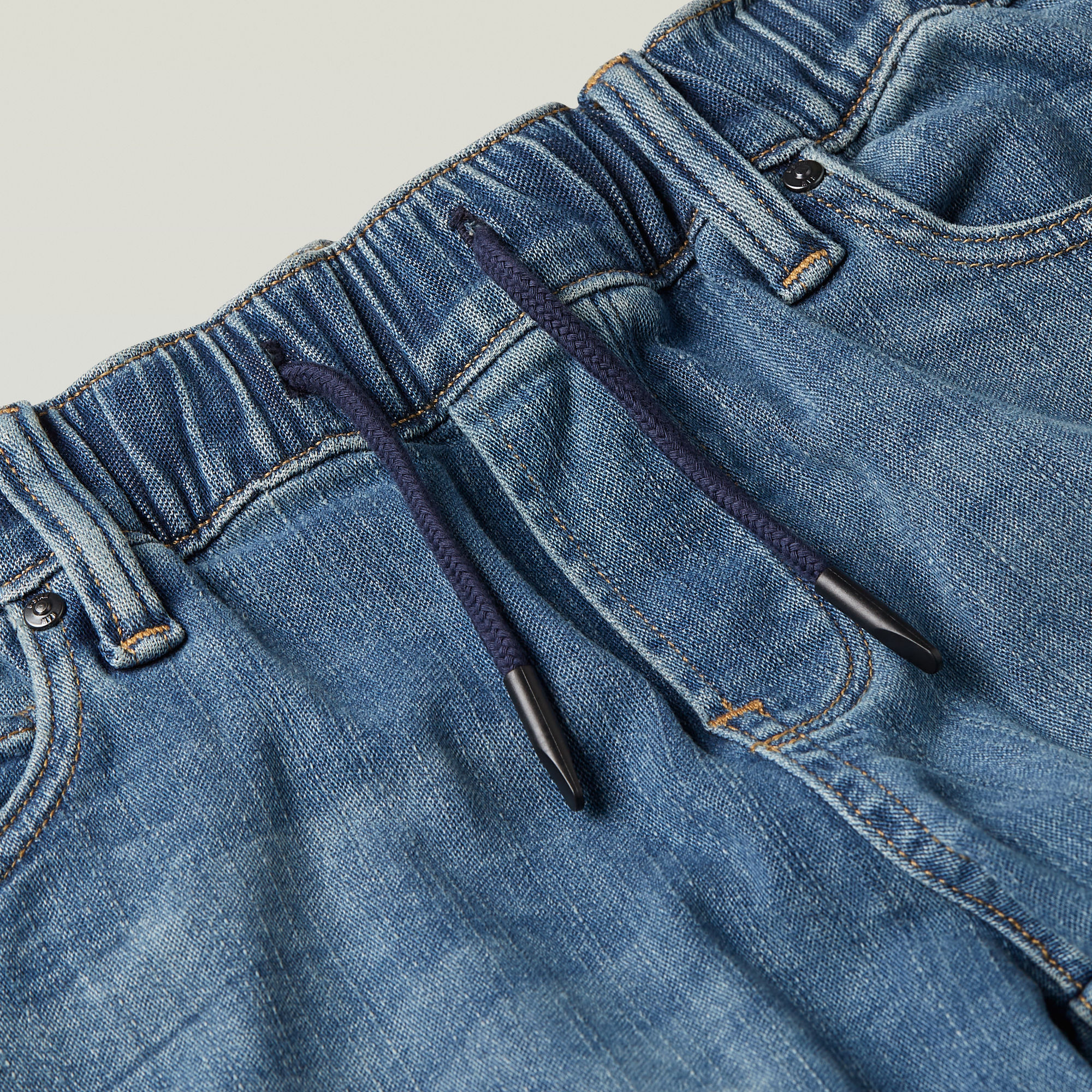 G-Star RAW Kids 3301 Slim Pull Up Short Lichtblauw jongens