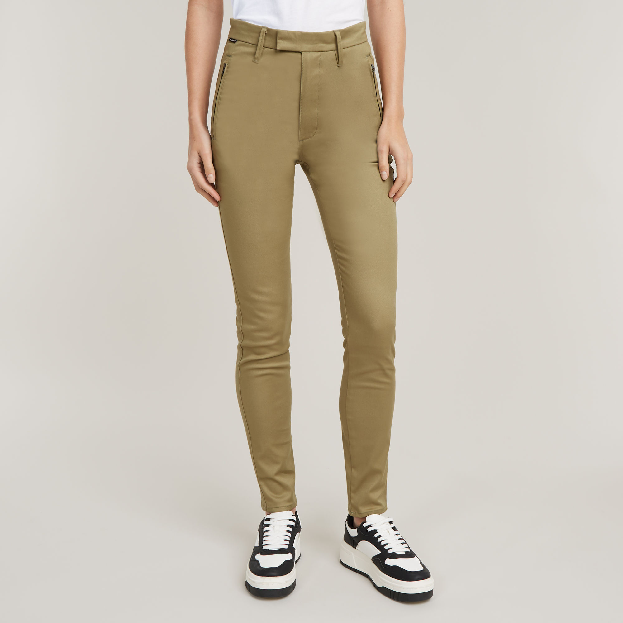 Weld High Skinny Chino - Grün - Damen