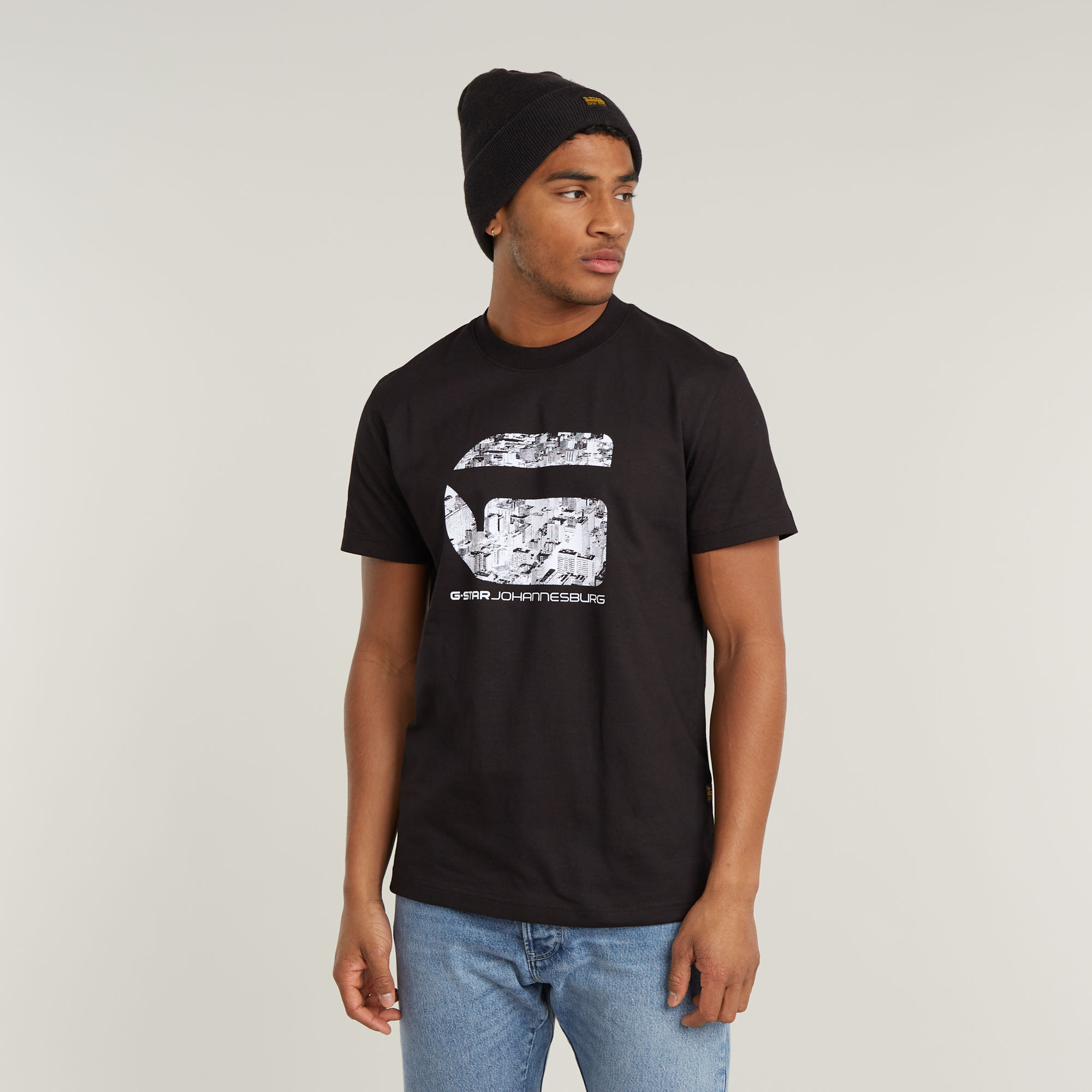 G-Star RAW Johannesburg T-Shirt Zwart Heren