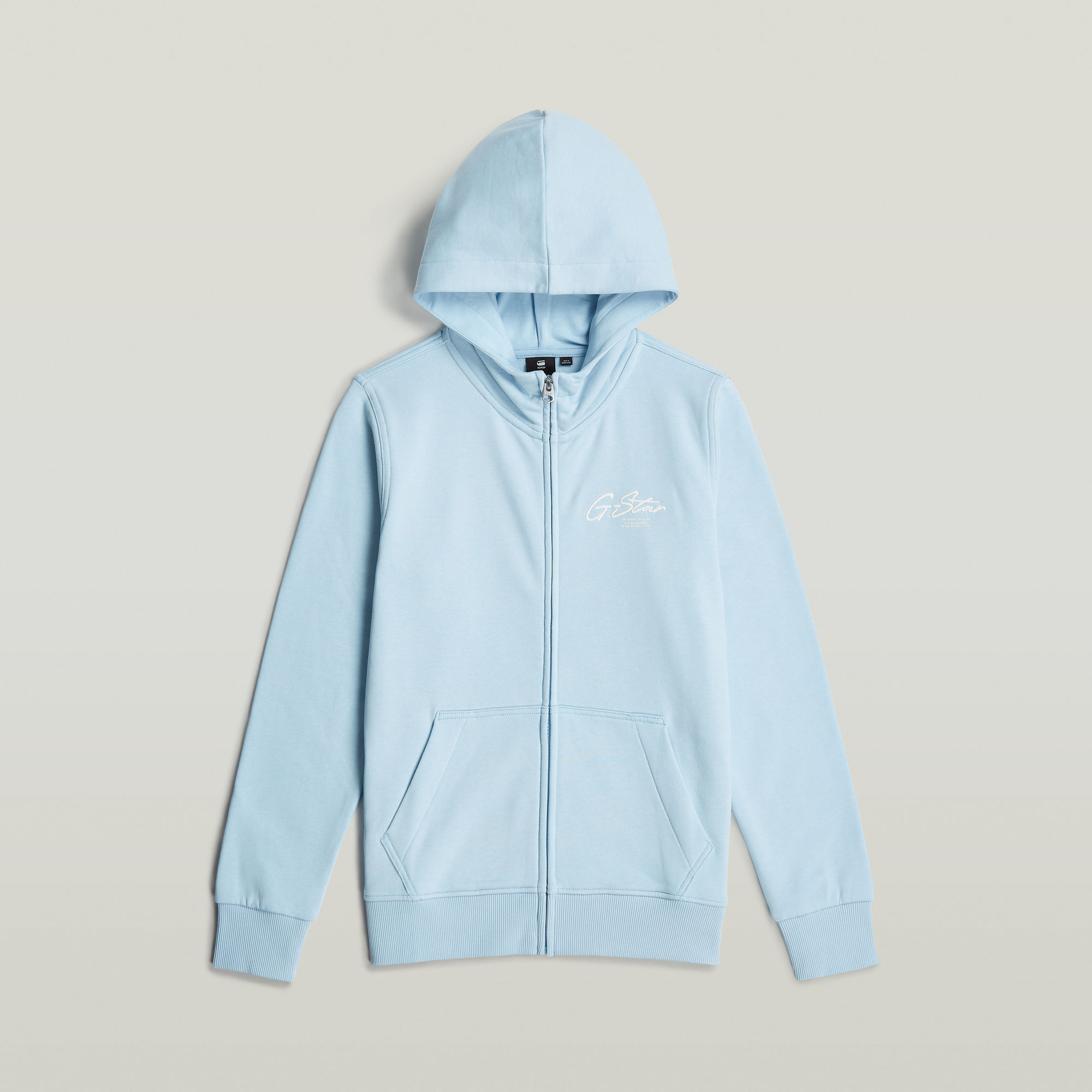 

Hoodie Jacke Zipp - Hellblau - jungen