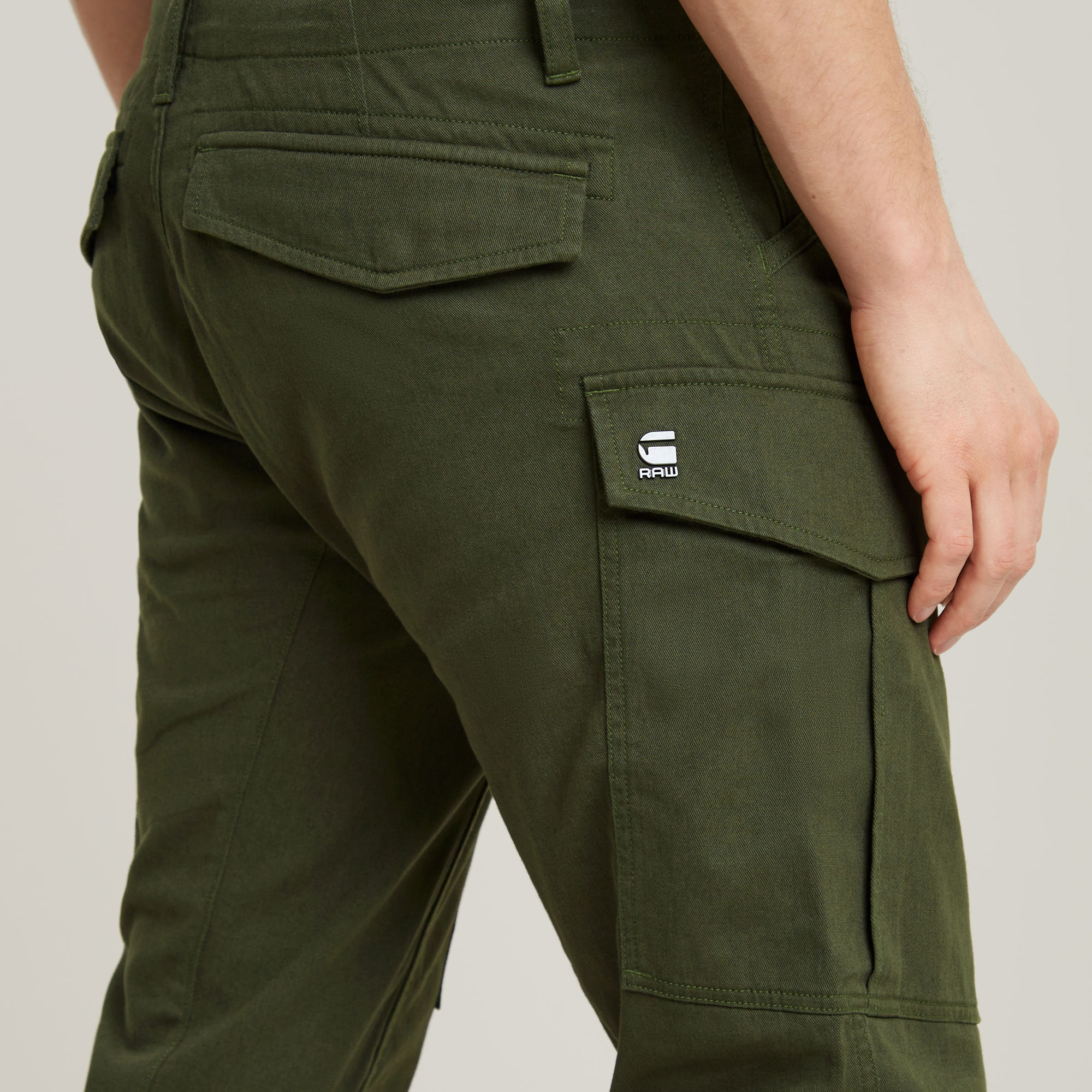 G-Star RAW Cargo Broek Regular Tapered Groen Heren