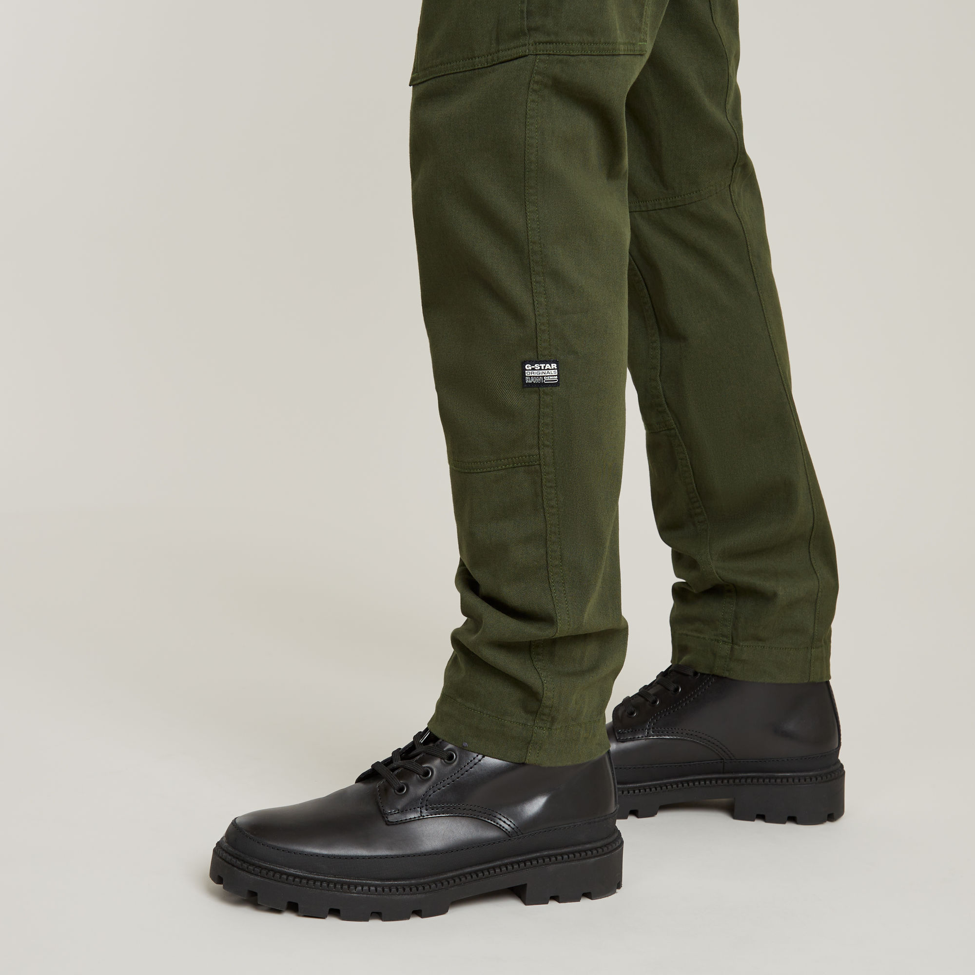 G-Star RAW Cargo Broek Regular Tapered Groen Heren