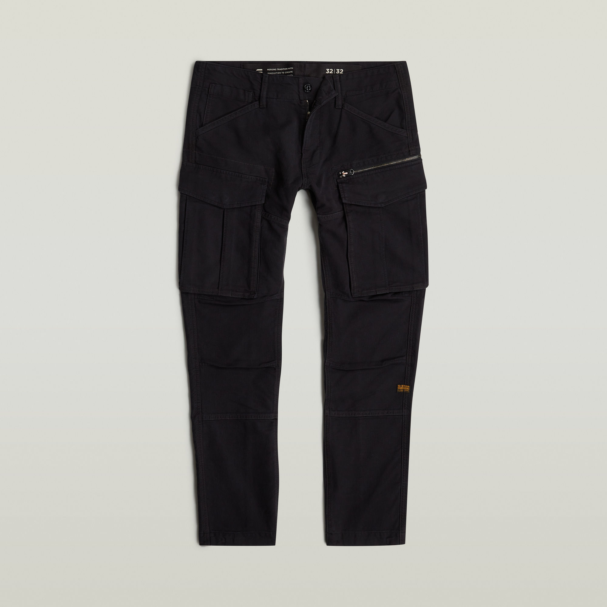 G-Star RAW Rovic Zip 3D Regular Tapered Broek Zwart Heren