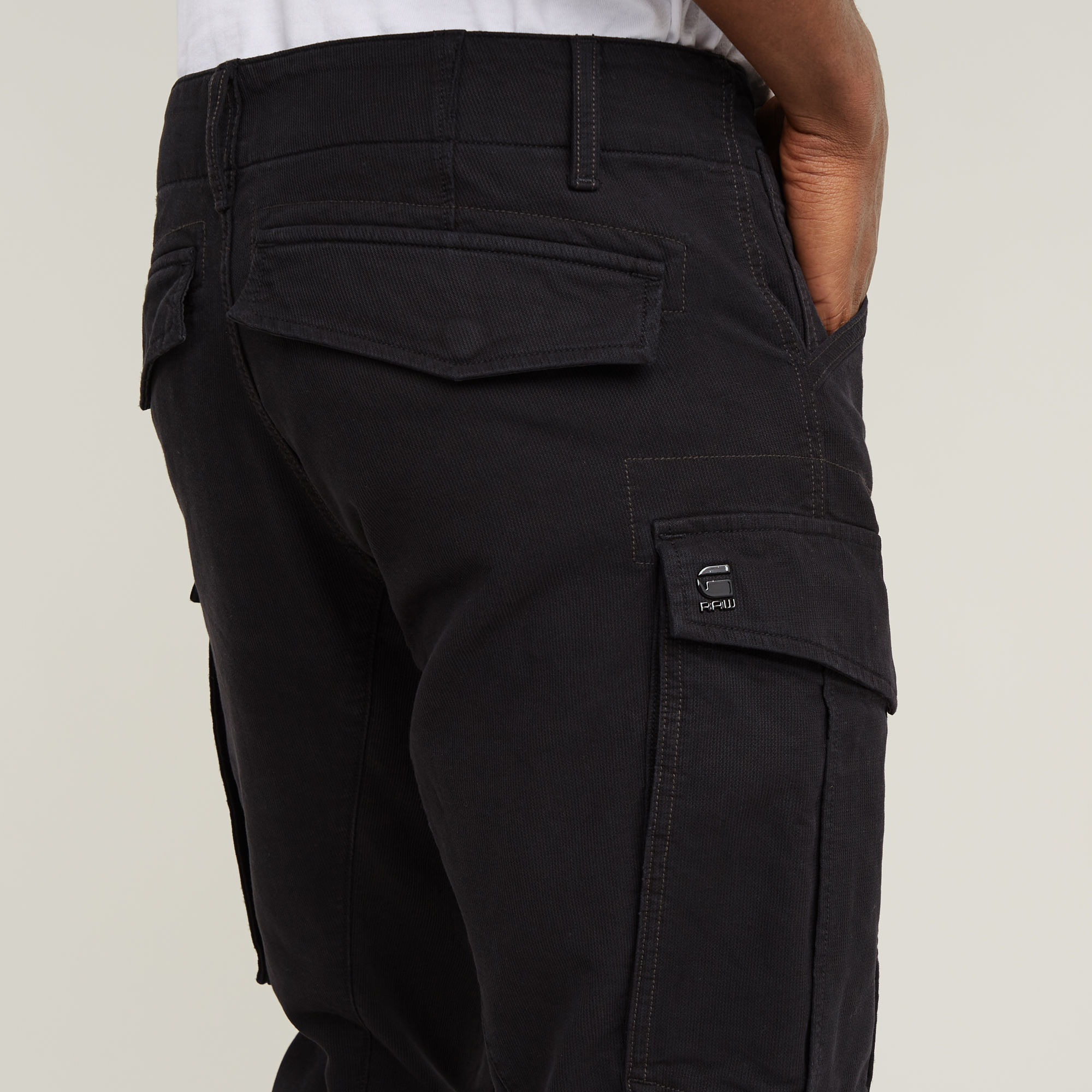 G-Star RAW Rovic Zip 3D Regular Tapered Broek Zwart Heren