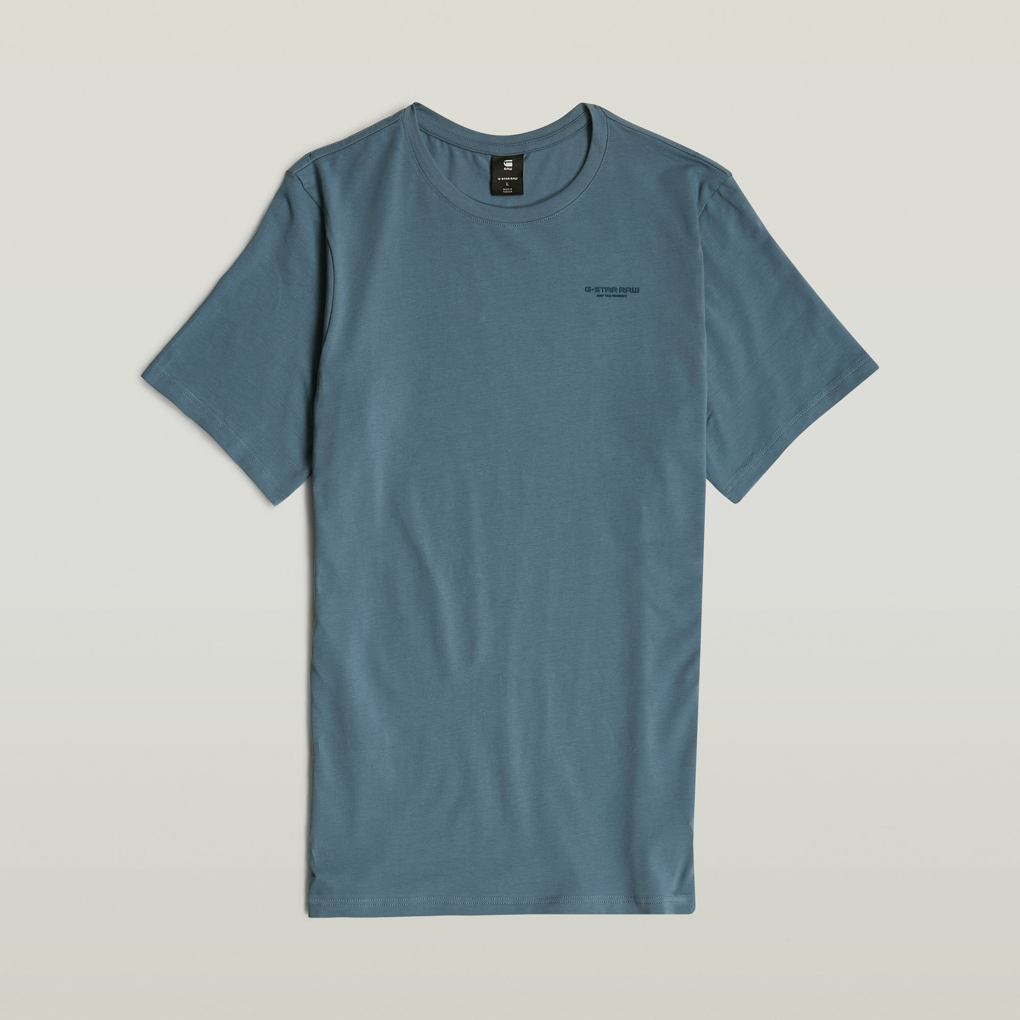 G-Star RAW Slim Base T-Shirt Midden blauw Heren