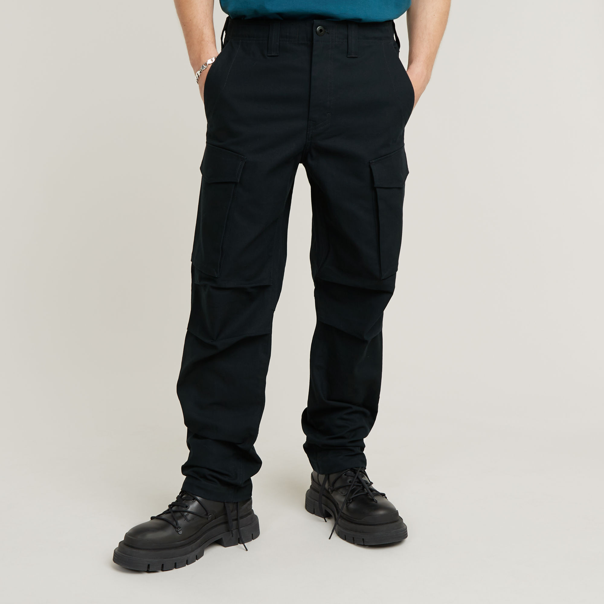 

Core Regular Cargo Pants - Dark blue - Men