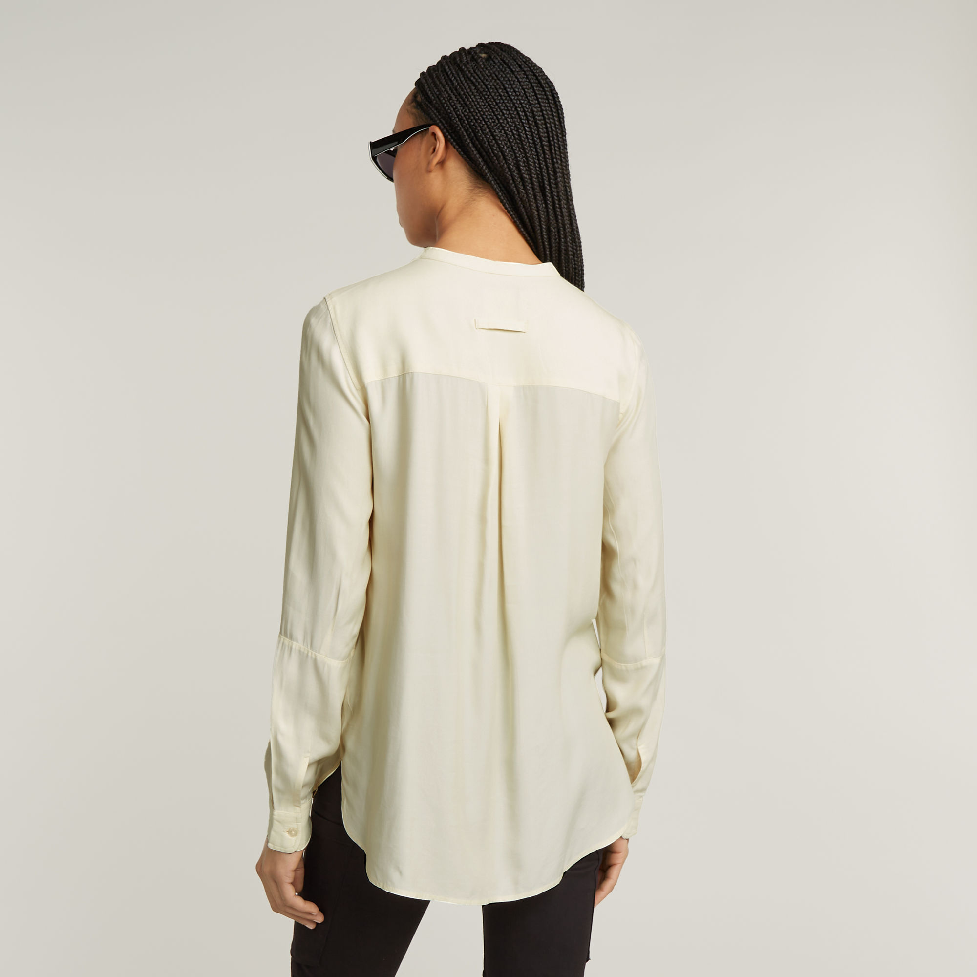 G-Star RAW Half Placket Top Wit Dames