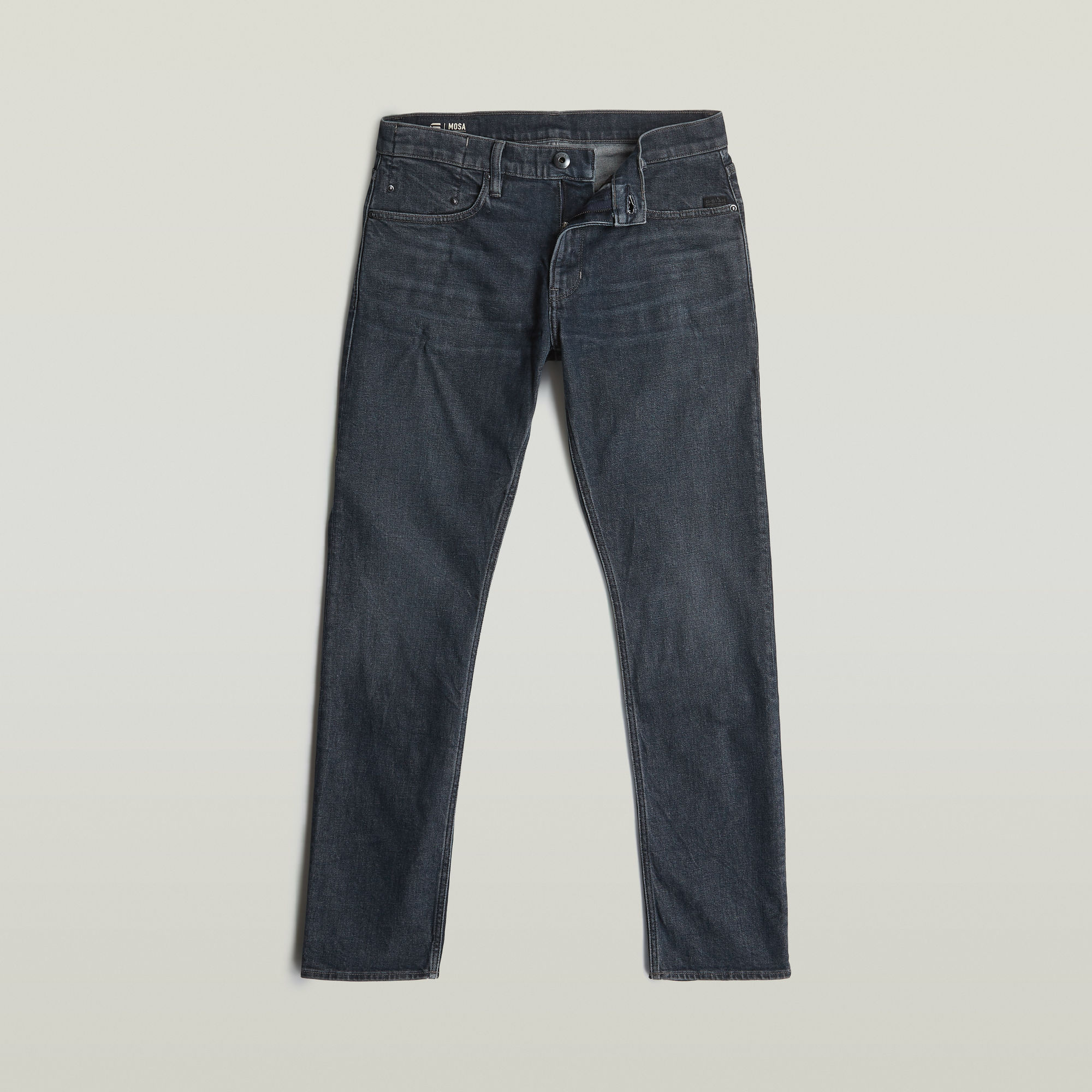 G-Star RAW Mosa Straight Jeans Donkerblauw Heren