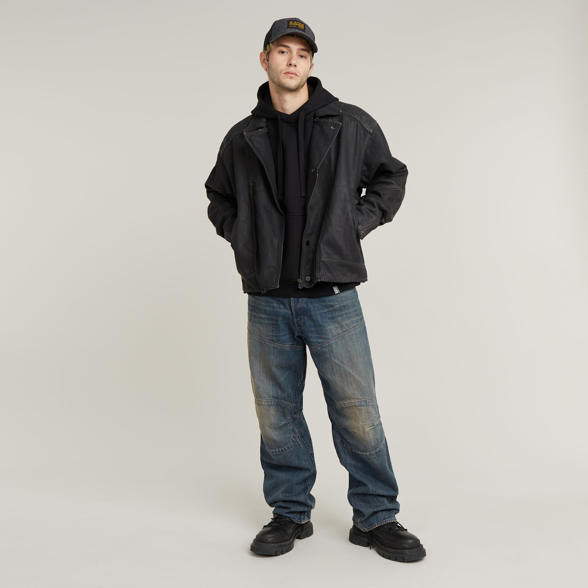G-Star RAW 5620 3D Loose Jeans Donkerblauw Heren