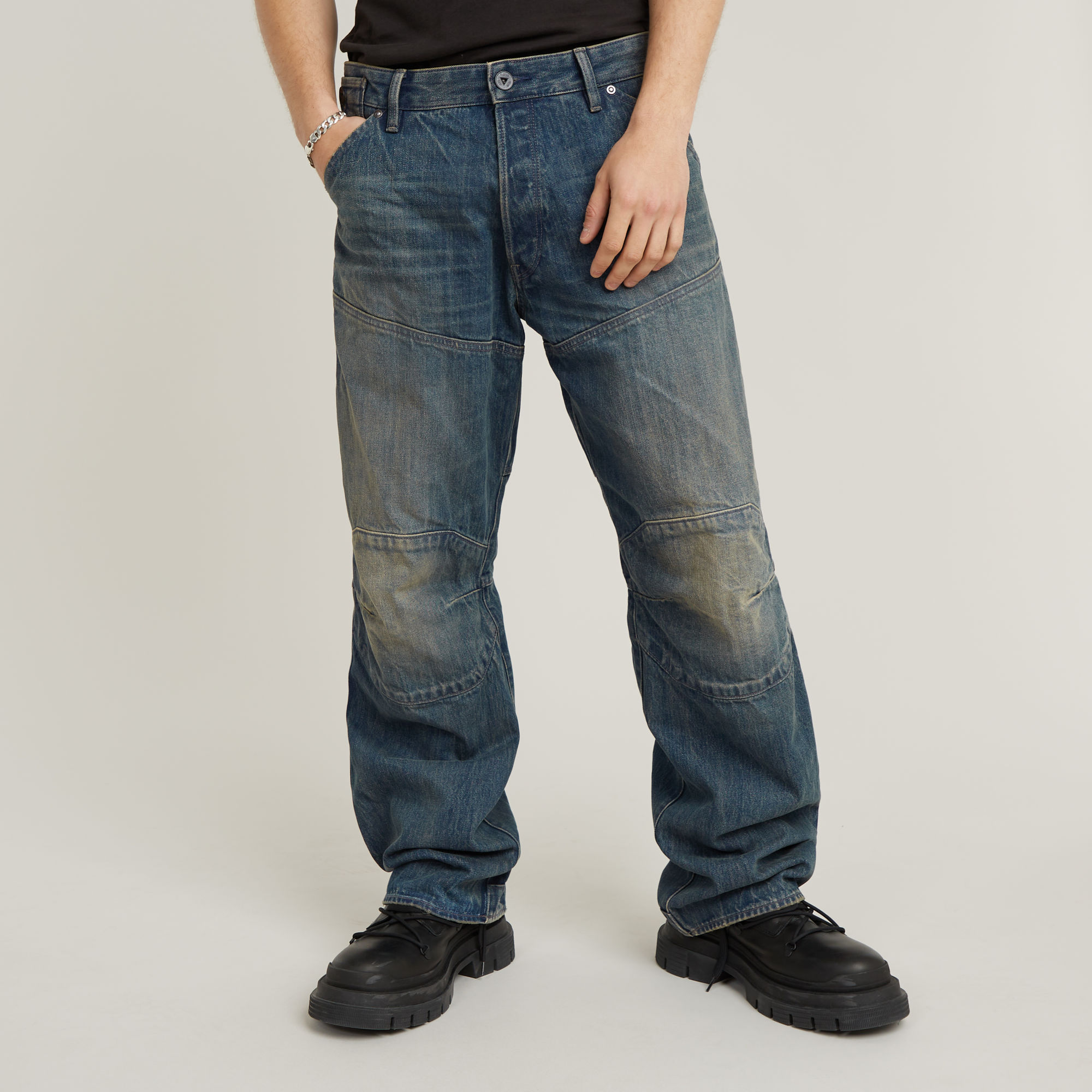 

5620 3D Loose Jeans - Dark blue - Men