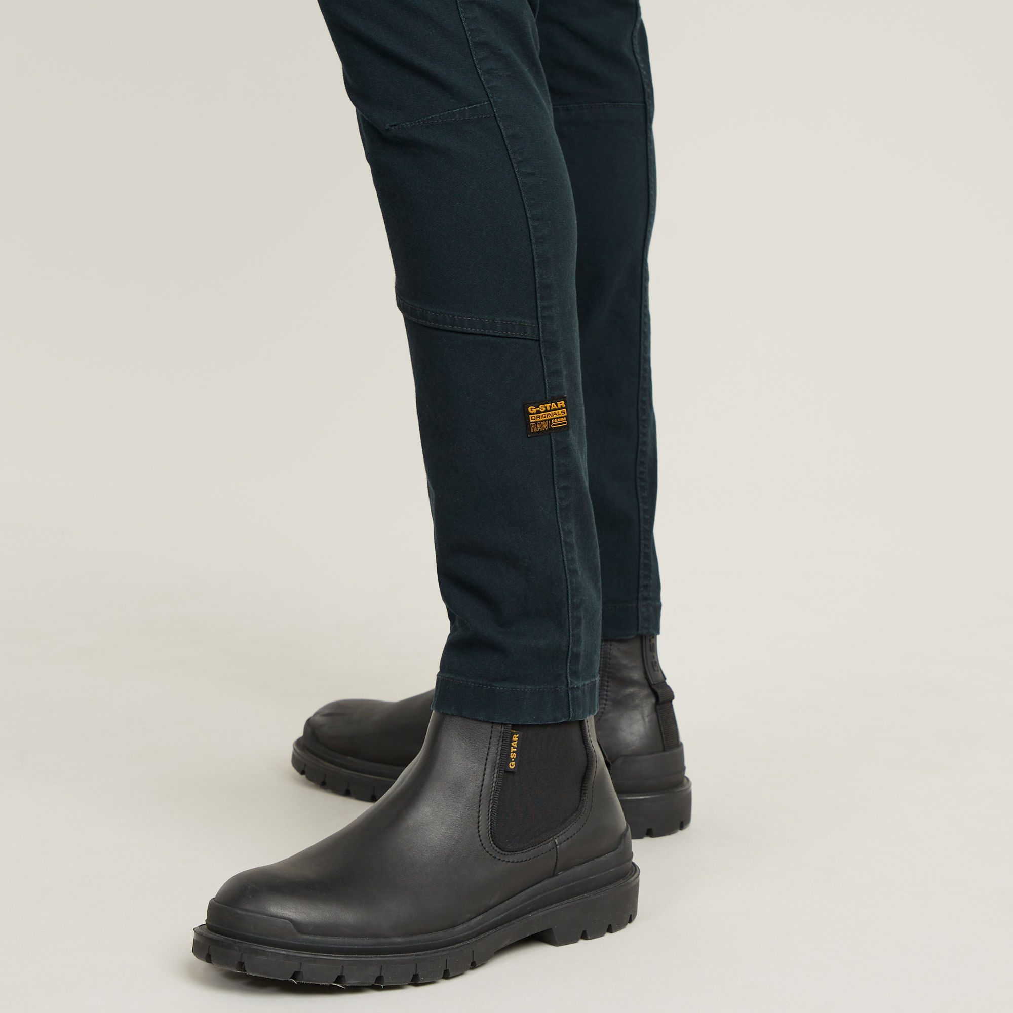 G-Star RAW Zip Pocket 3D Skinny Cargo Broek 2.0 Donkerblauw Heren