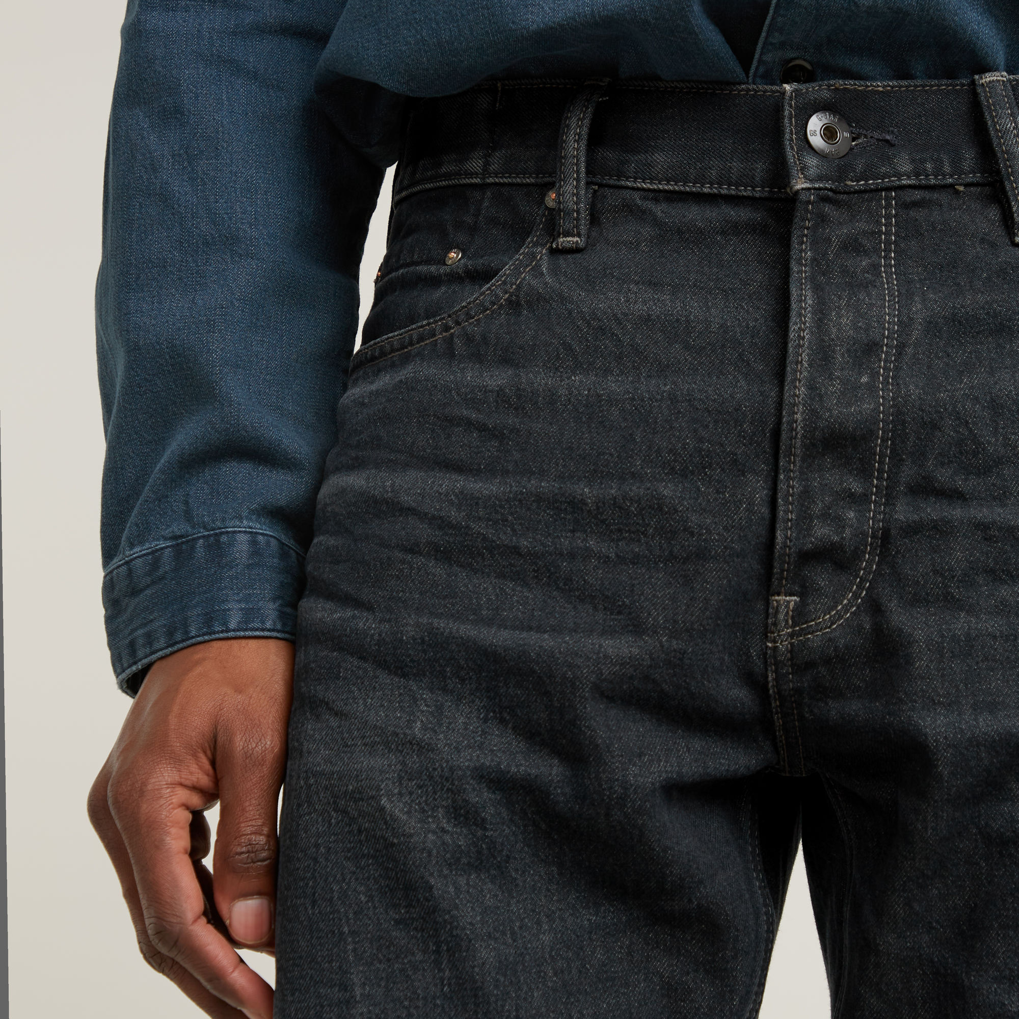 G-Star RAW Dakota Regular Straight Jeans Donkerblauw Heren