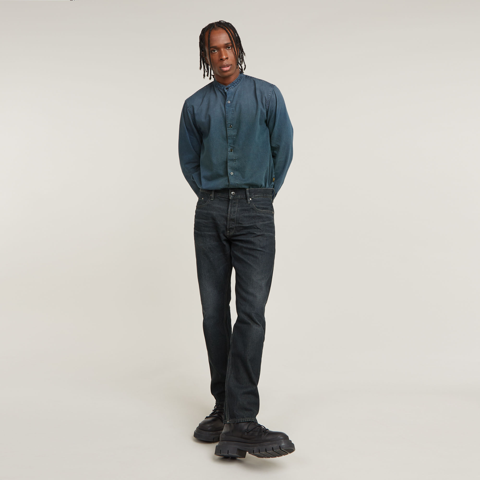 G-Star RAW Dakota Regular Straight Jeans Donkerblauw Heren