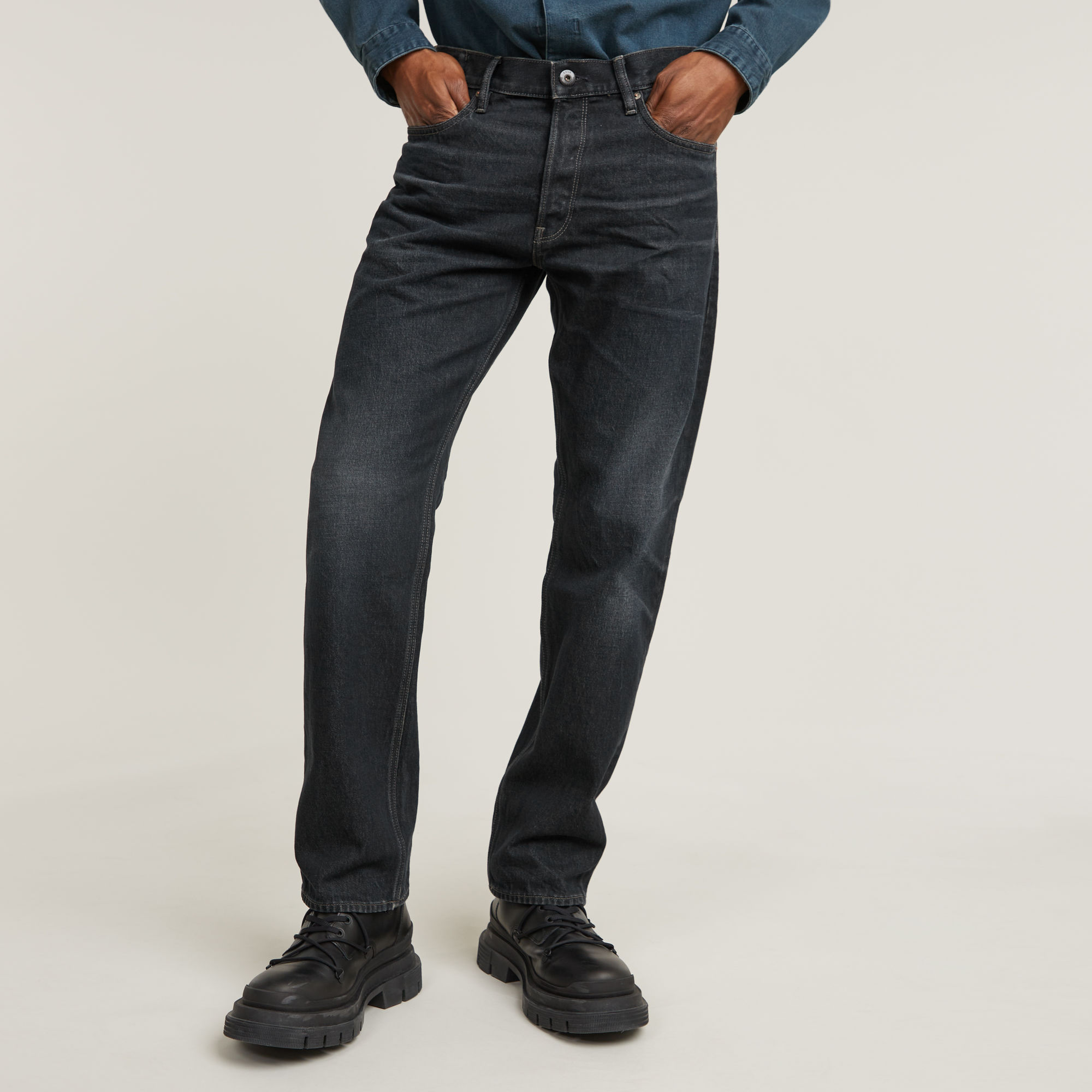 

Dakota Regular Straight Jeans - Dark blue - Men