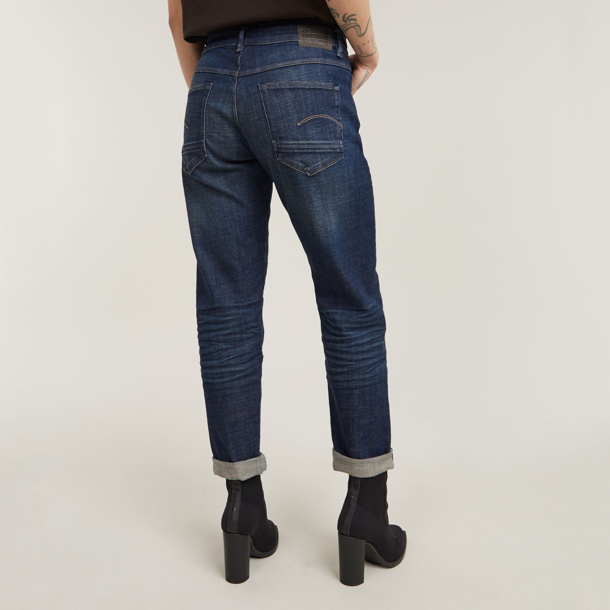 G-Star RAW Kate Boyfriend Jeans Donkerblauw Dames