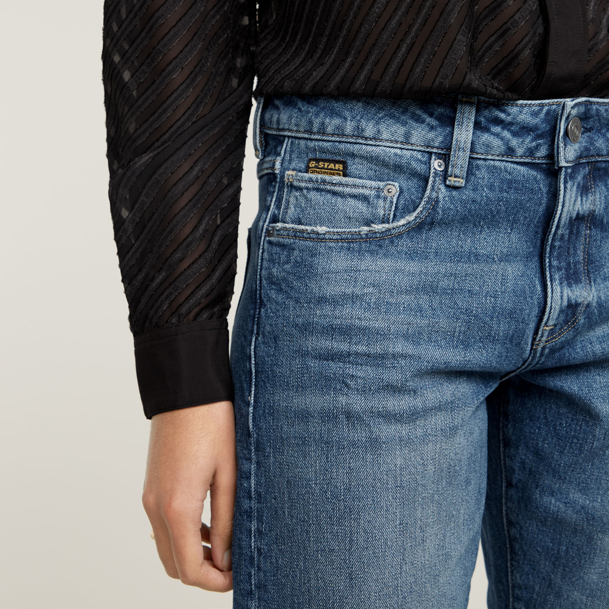 G-Star RAW Kate Boyfriend Jeans Midden blauw Dames