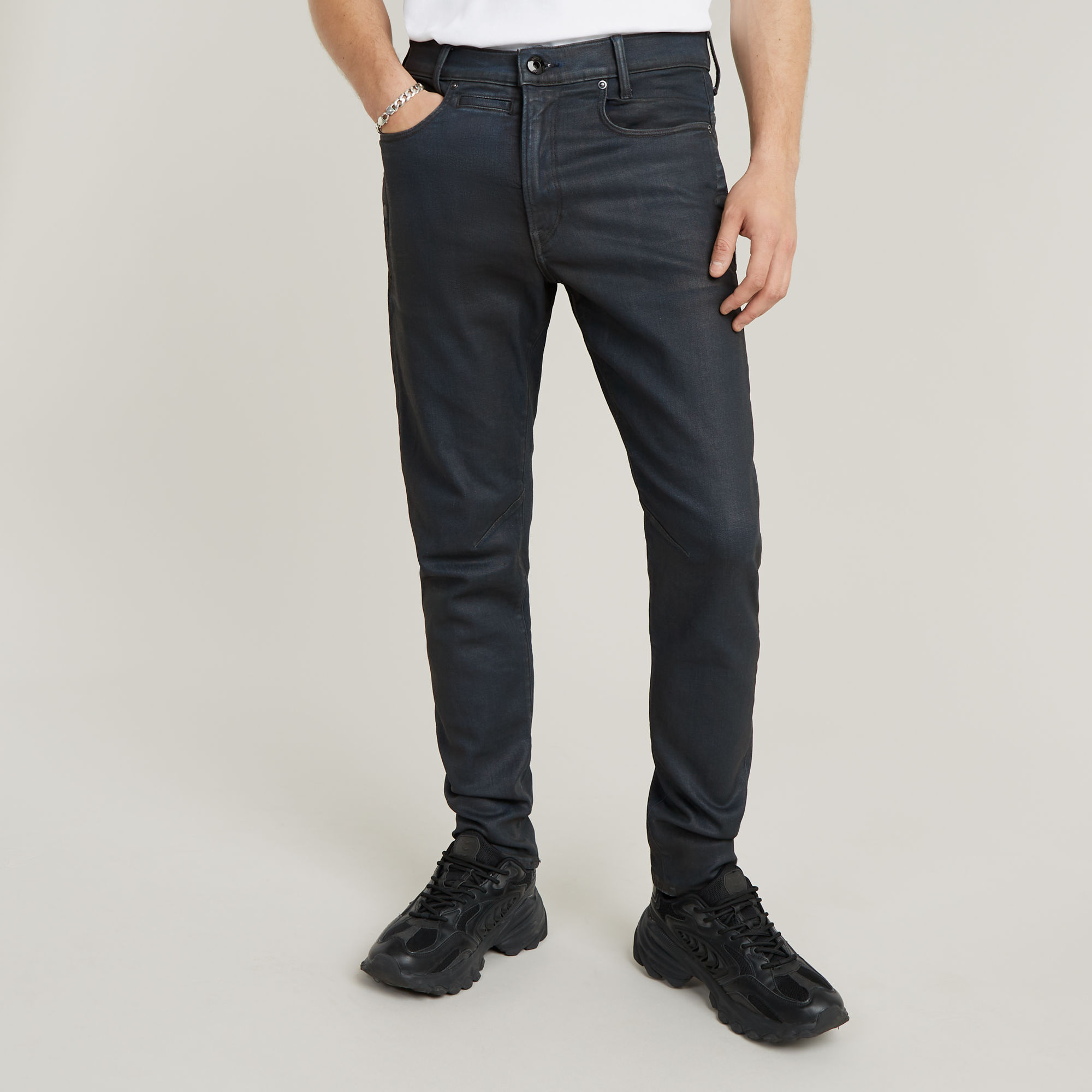 G-Star RAW D-Staq 3D Slim Jeans Donkerblauw Heren