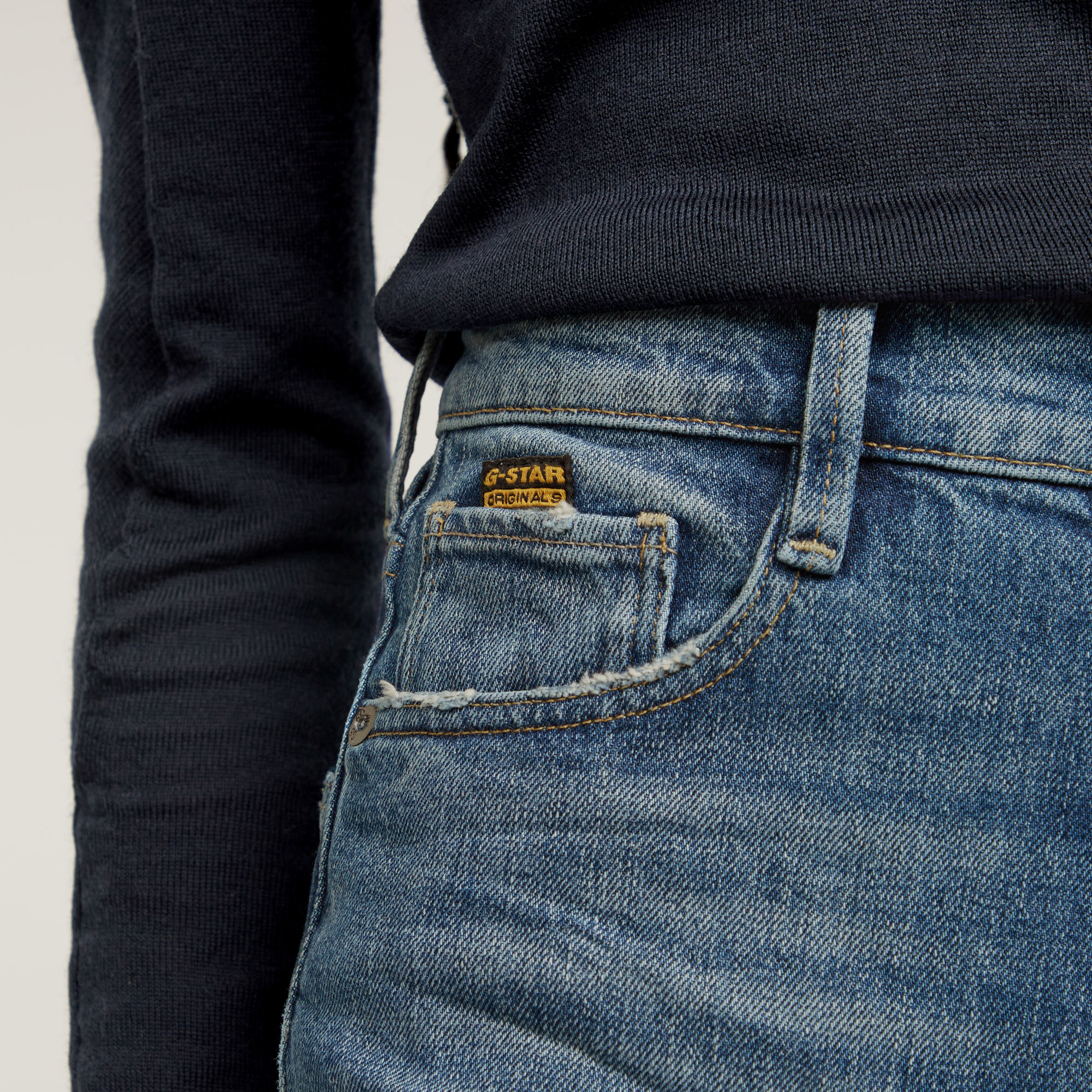 G-Star RAW Deck 2.0 High Loose Jeans Midden blauw Dames