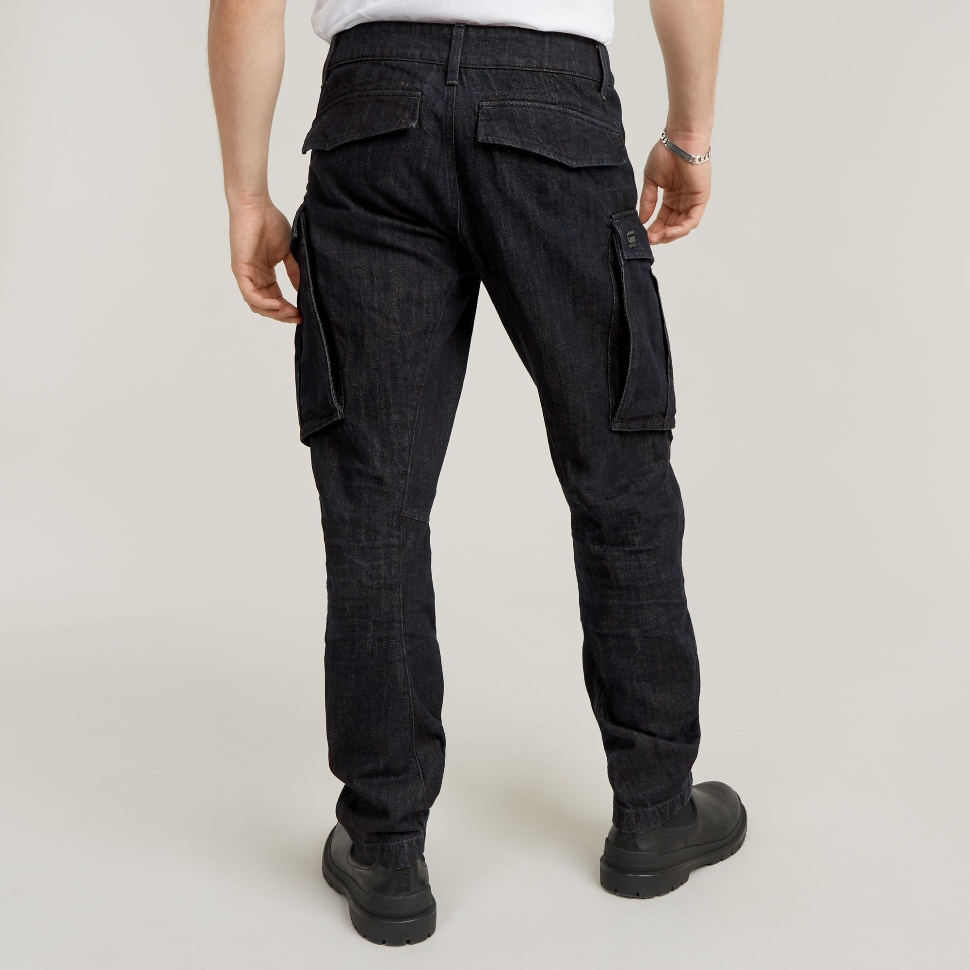 G-Star RAW Rovic Zip 3D Regular Tapered Denim Jeans Zwart Heren