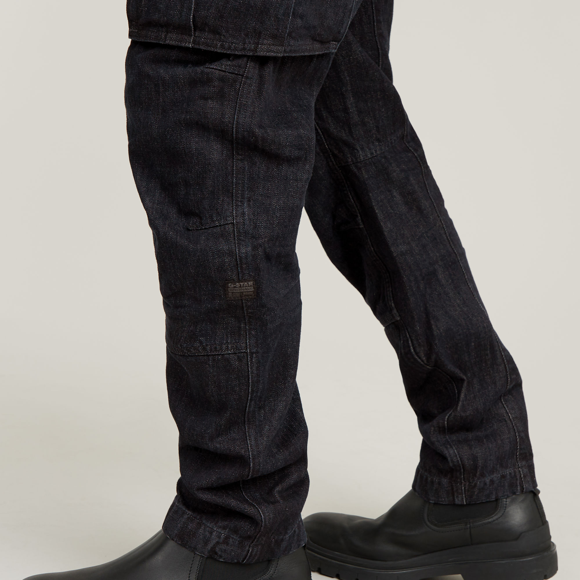 G-Star RAW Rovic Zip 3D Regular Tapered Denim Jeans Zwart Heren