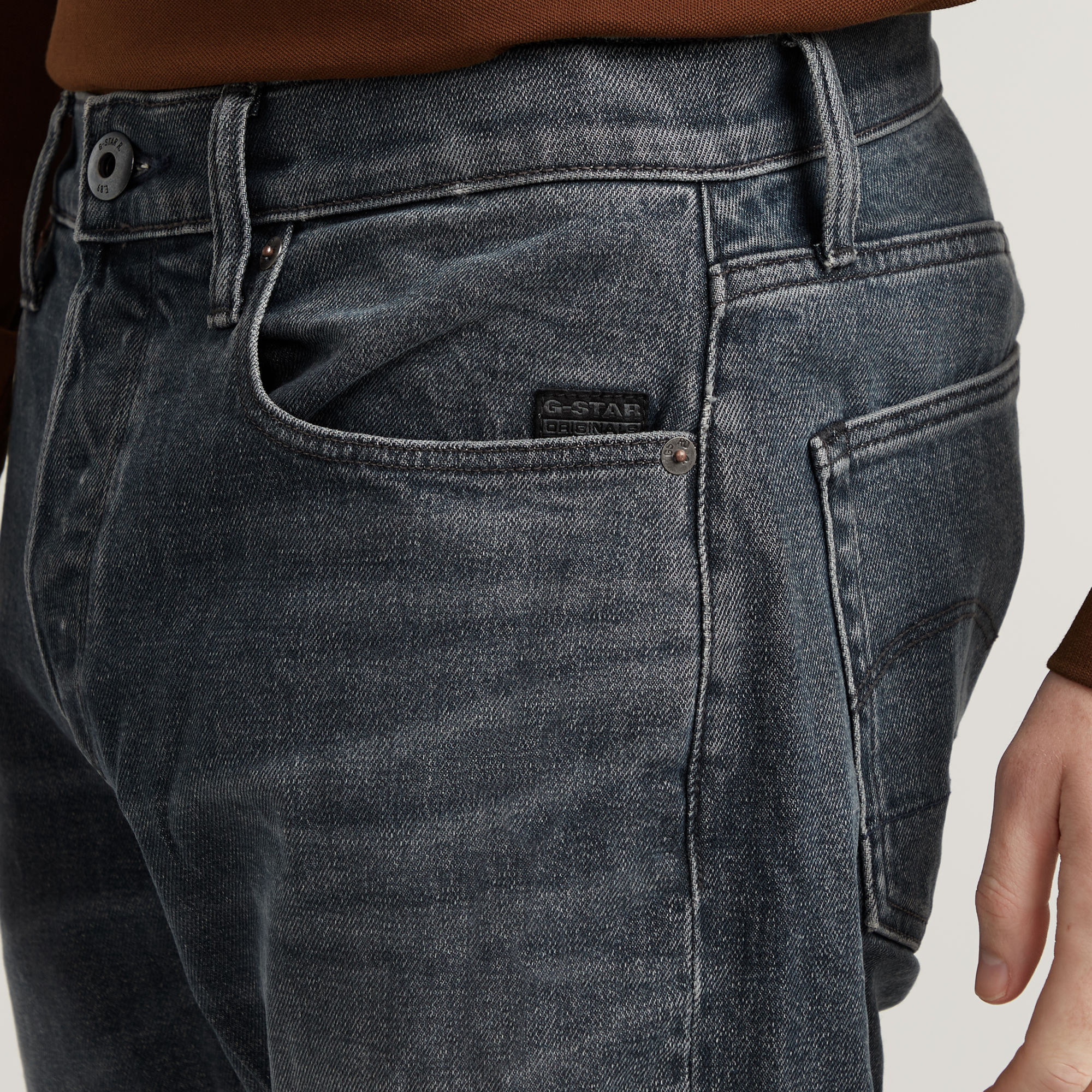 G-Star RAW 3301 Slim Jeans Donkerblauw Heren