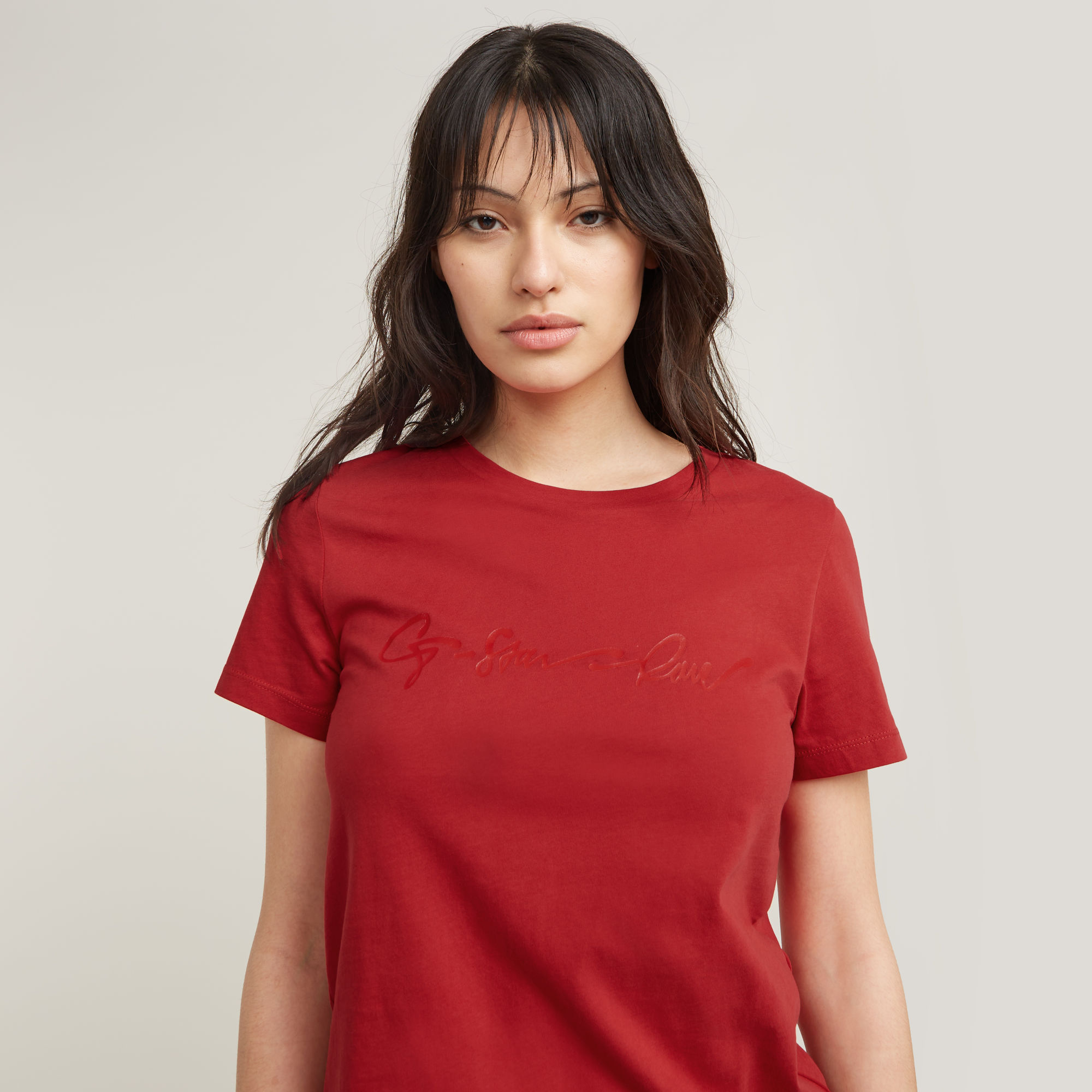 G-Star RAW G-Script Shiny Top Rood Dames