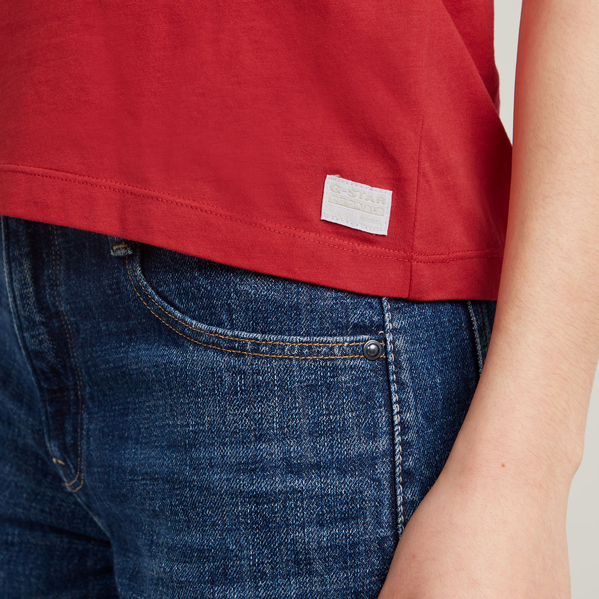 G-Star RAW G-Script Shiny Top Rood Dames