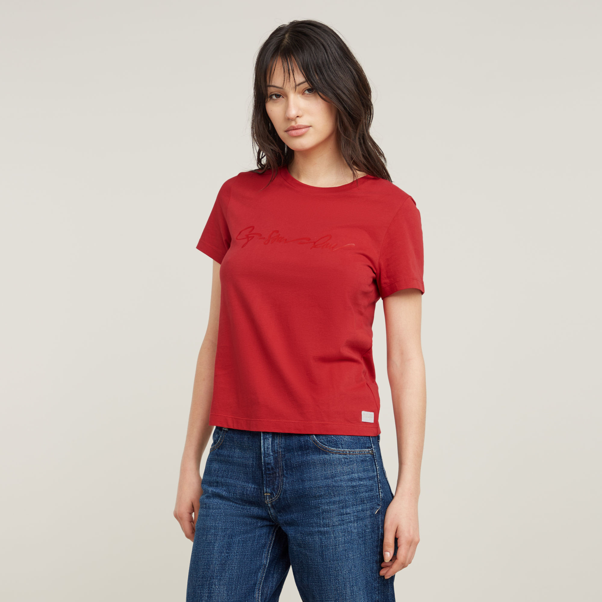 

G-Script Shiny Top - Red - Women